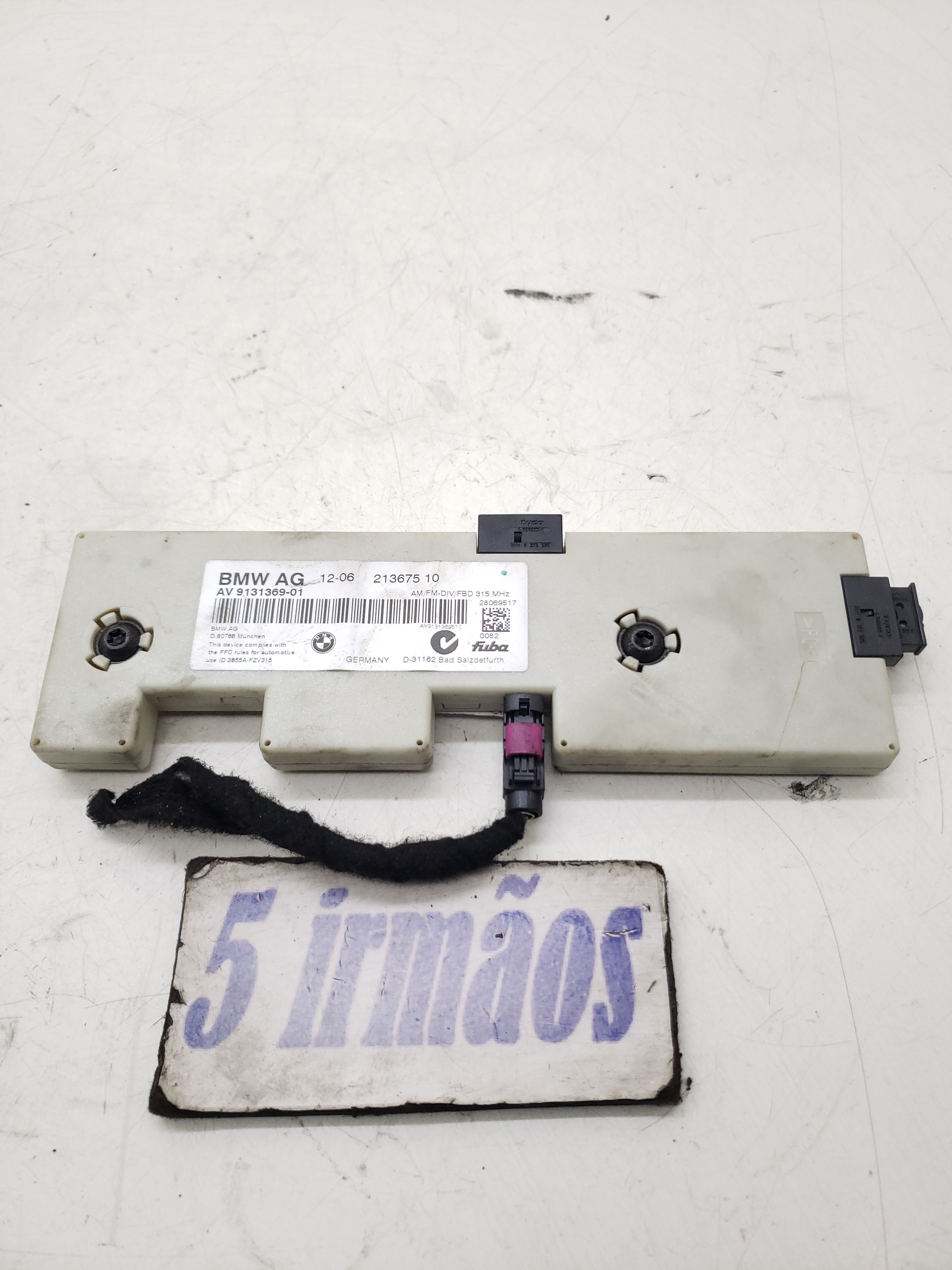 Módulo Antena Bmw 320i 2.0 Asp 2006 / 2007 N913136901