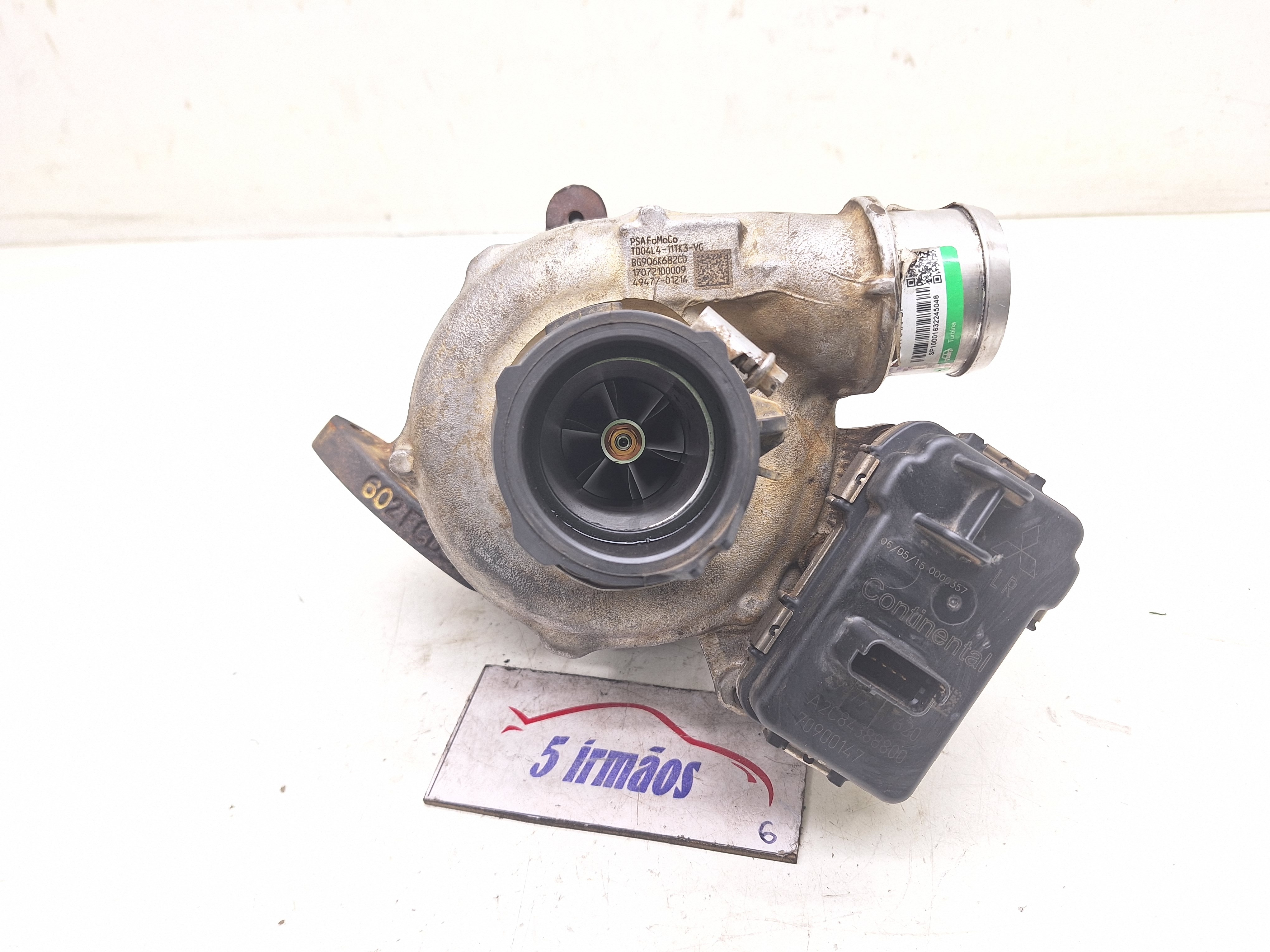 Turbina Evoque 2.2 Diesel Turbo 2014/ 2015 Nºa2c84388800