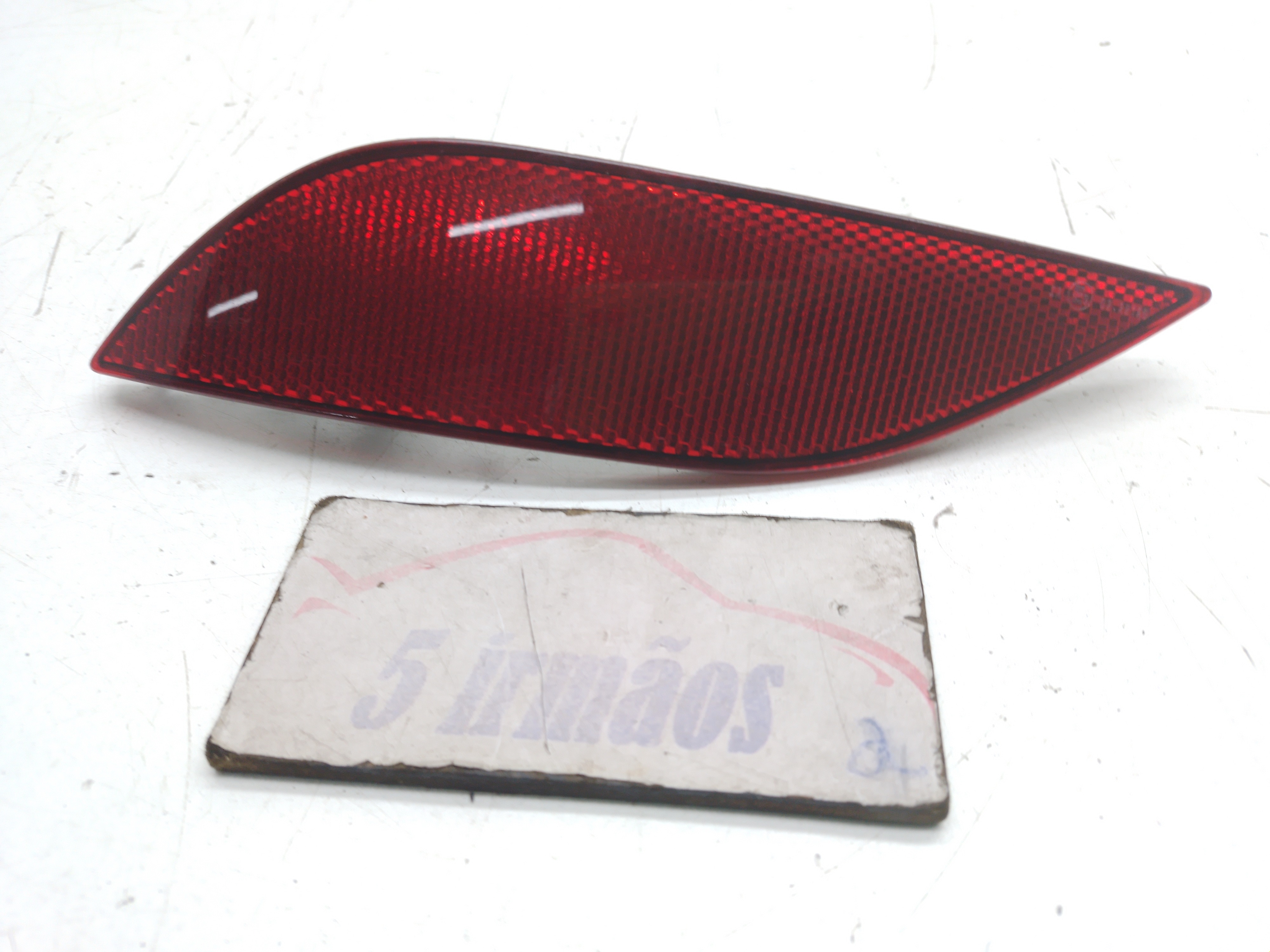 Refletor Olho Gato Traseiro Esquerdo Vw Tcross 1.4 Tsi 2020 Vermelho