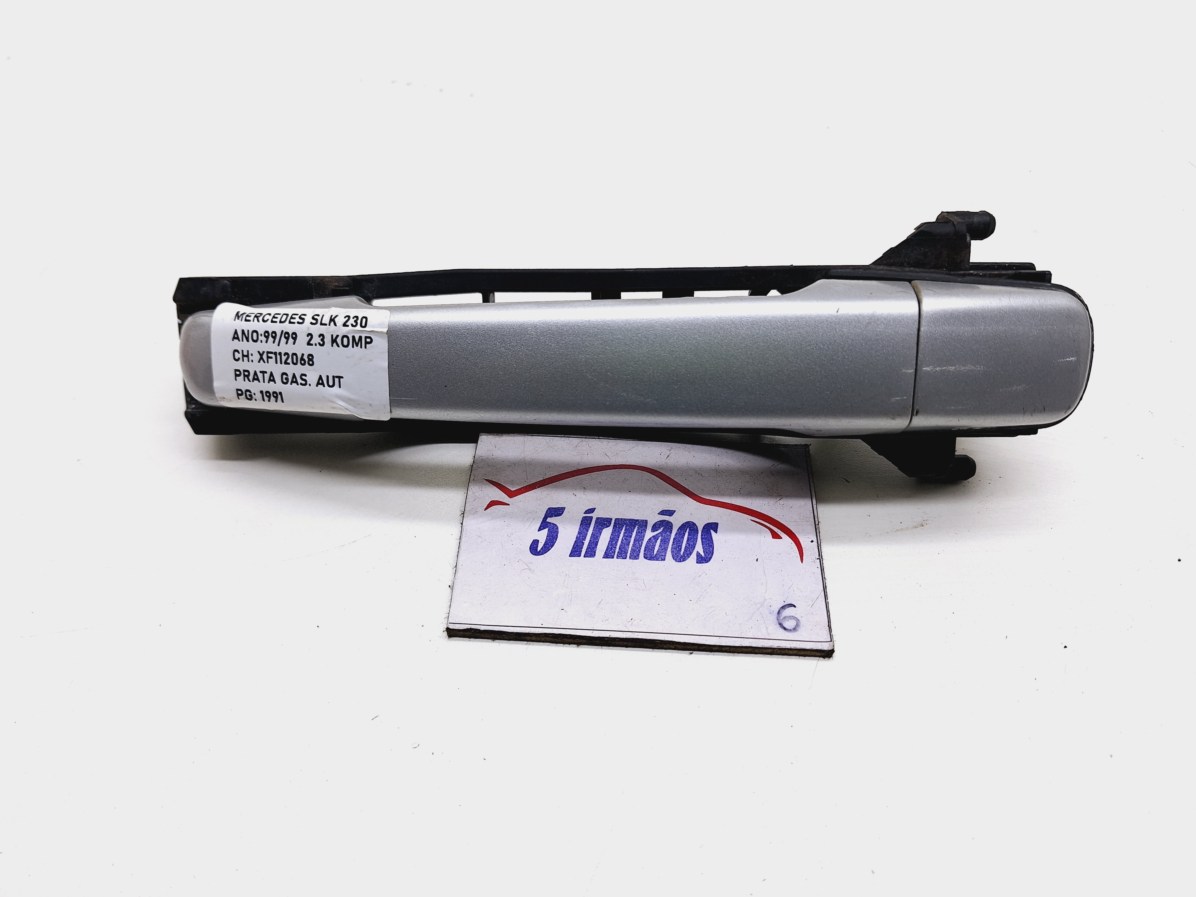 Maçaneta Externa Direita Mercedes Slk230 2.3 1999/2000 Prateado Dianteira