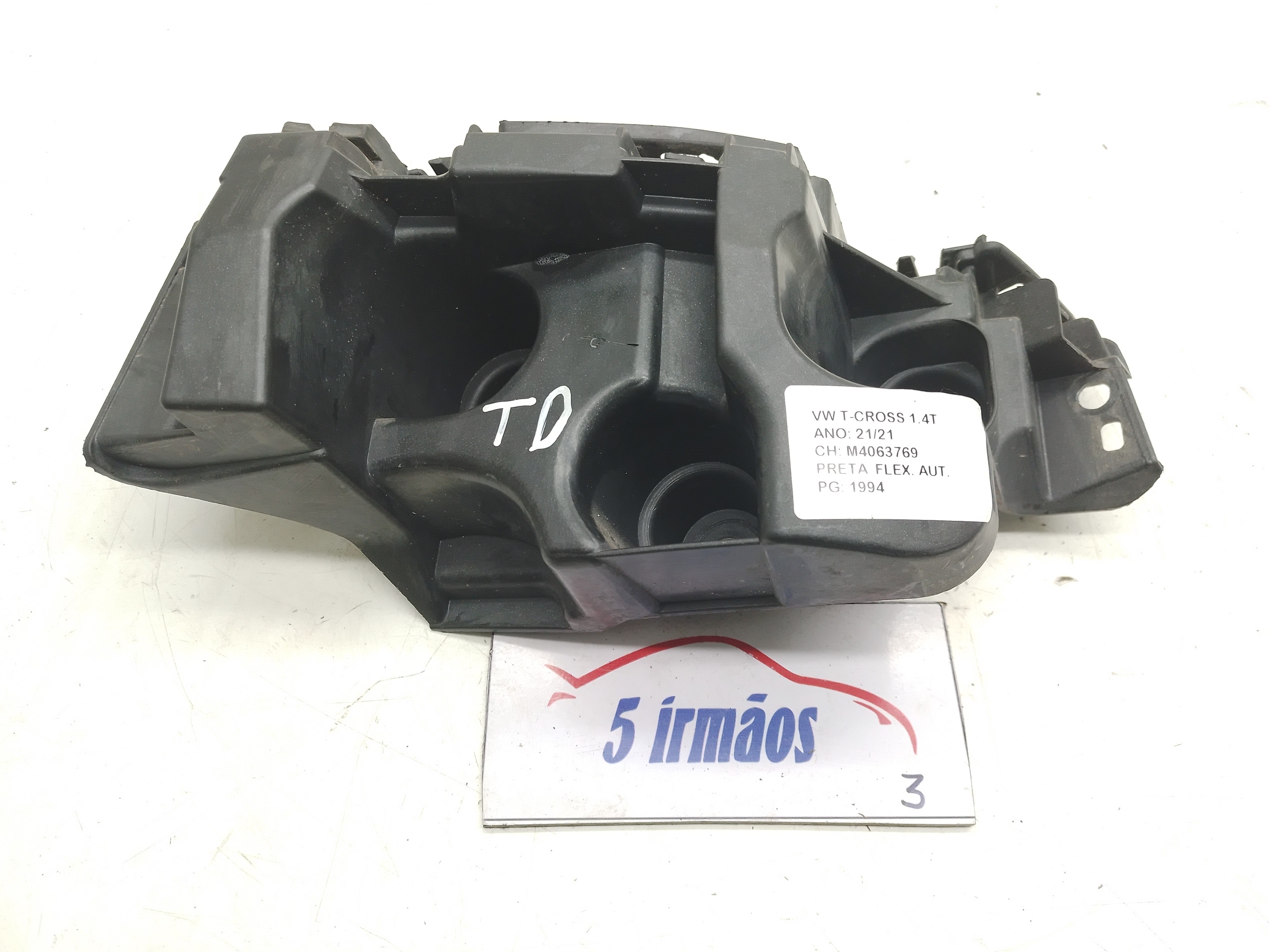 Guia Direita Parachoque Traseiro Vw Tcross Tsi 1.0 2020