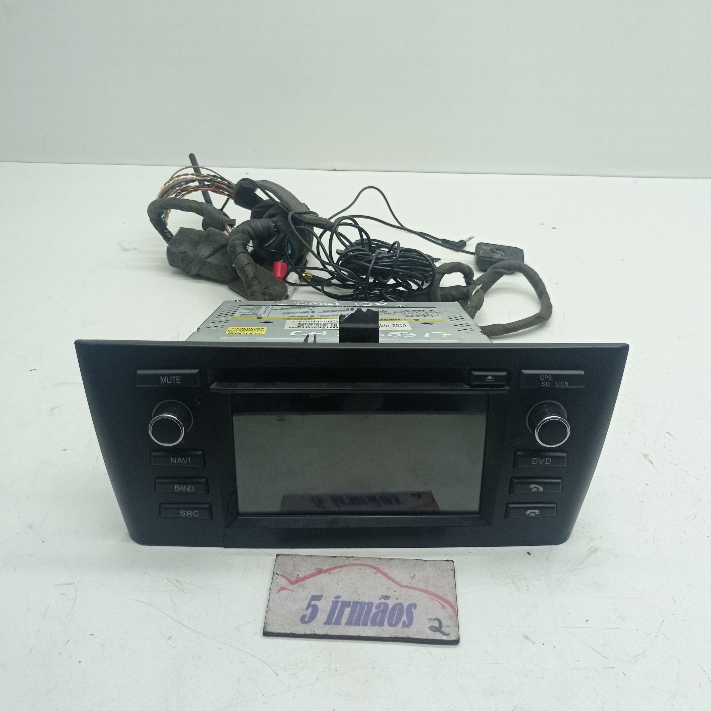 Central Multimídia Bmw 120i 2.0 2010 Nº51m1700514700