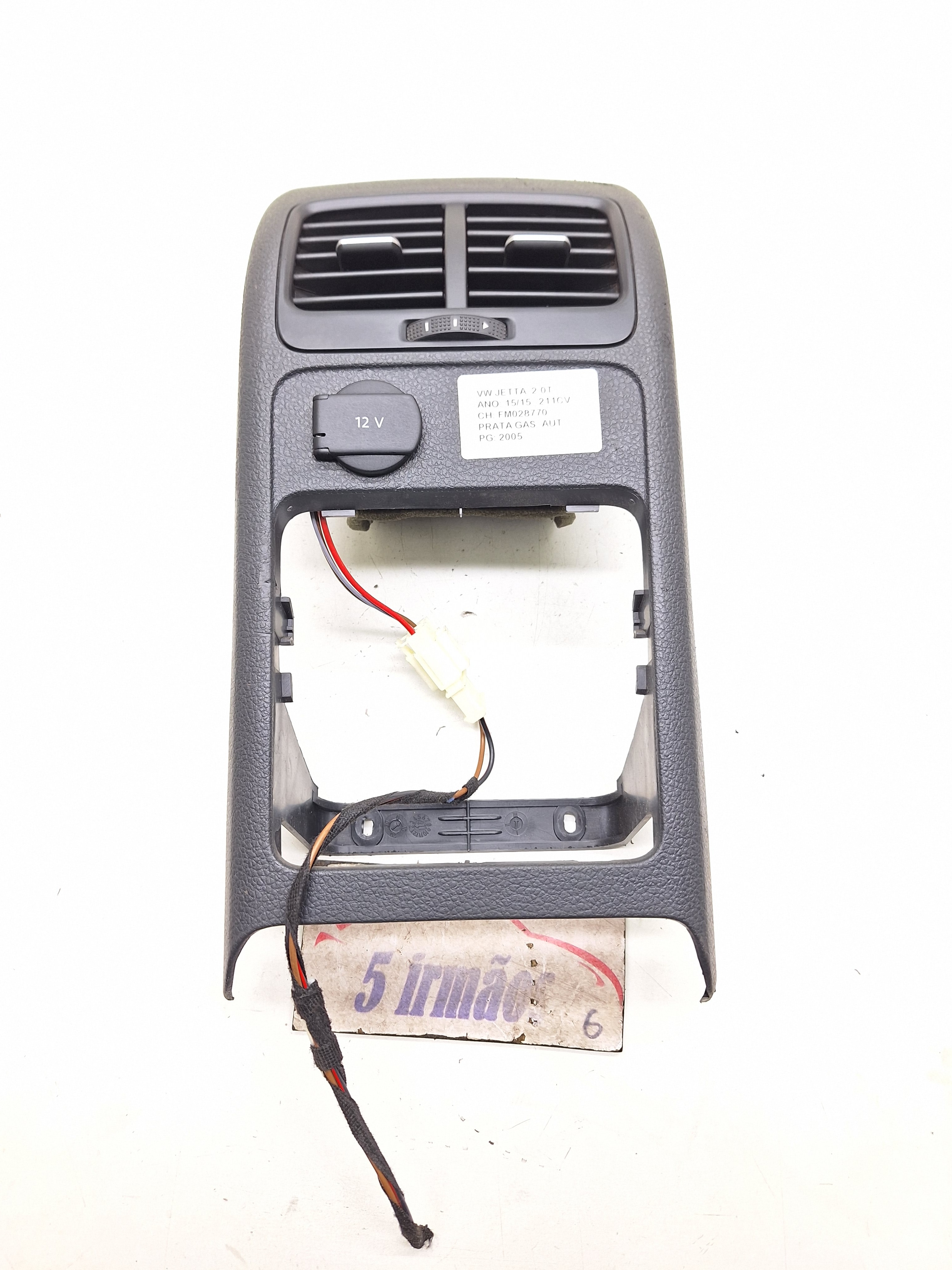 Moldura Difusor Ar Console Central Vw Jetta 2.0 Tsi 2015