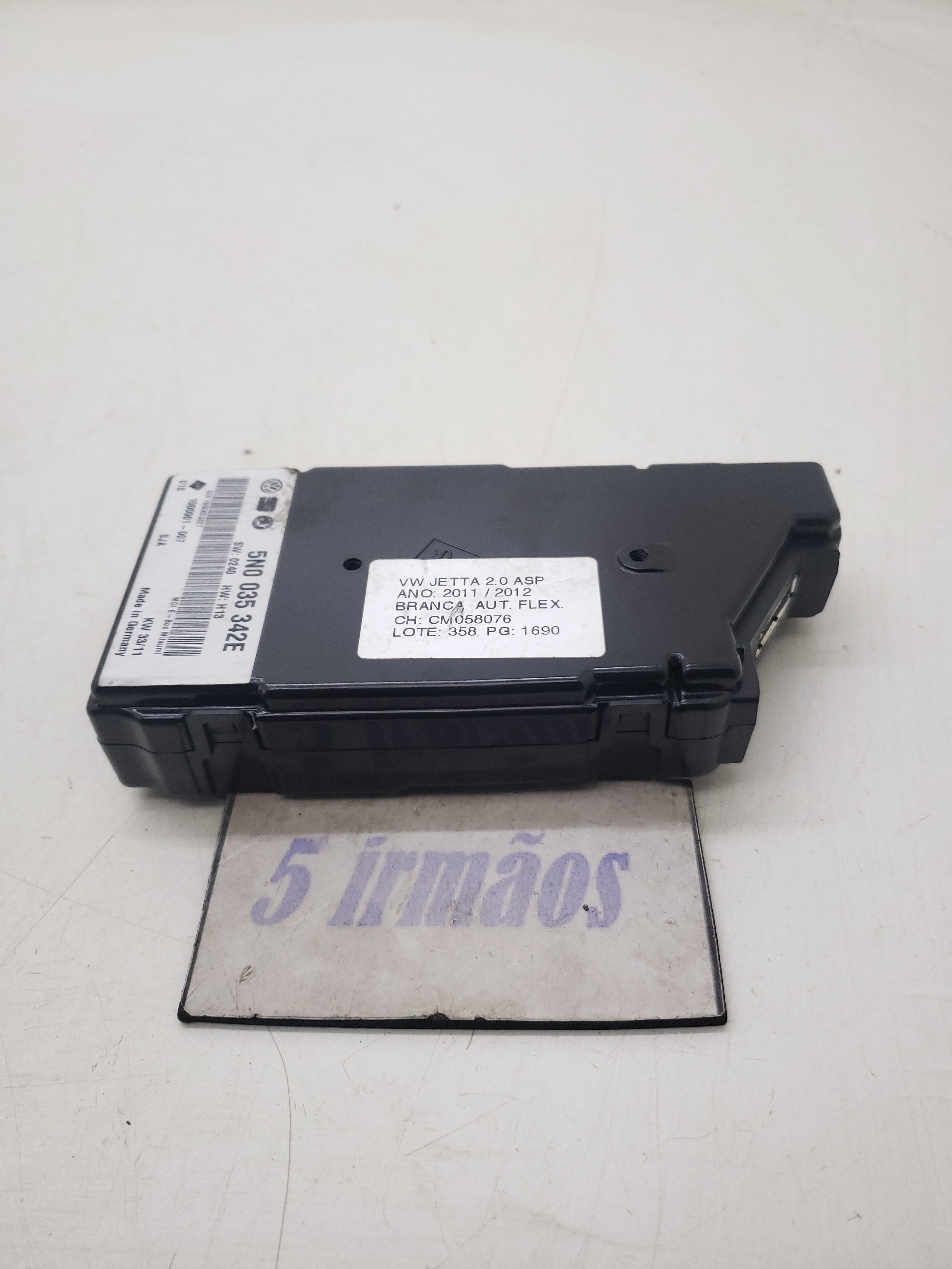 Módulo Interface Multimidia Vw Jetta 2.0 2011 N5n0035342e