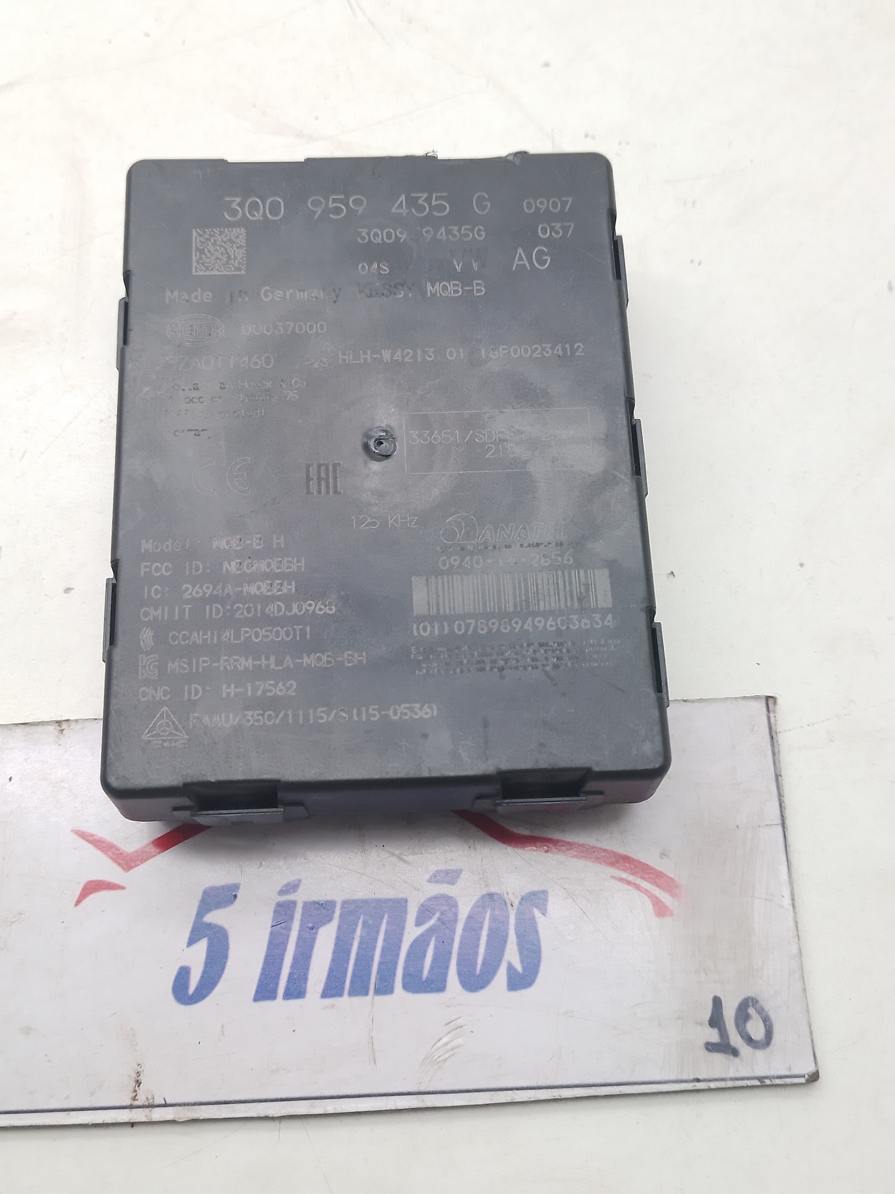 Módulo Keyless Vw Passat Tsi 2.0 2018 3q0959435g