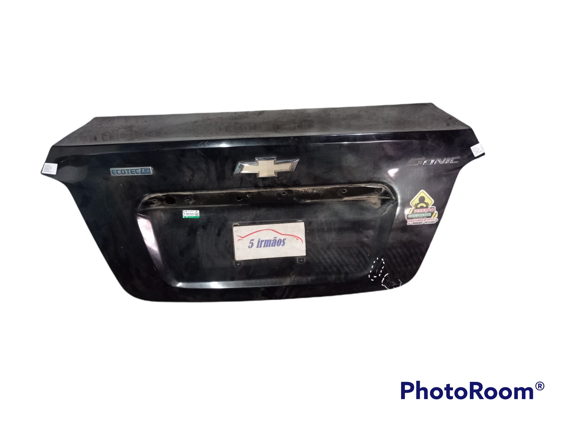 Tampa Traseira Porta Malas Gm Sonic Sedan 1.6 2012 / 2013