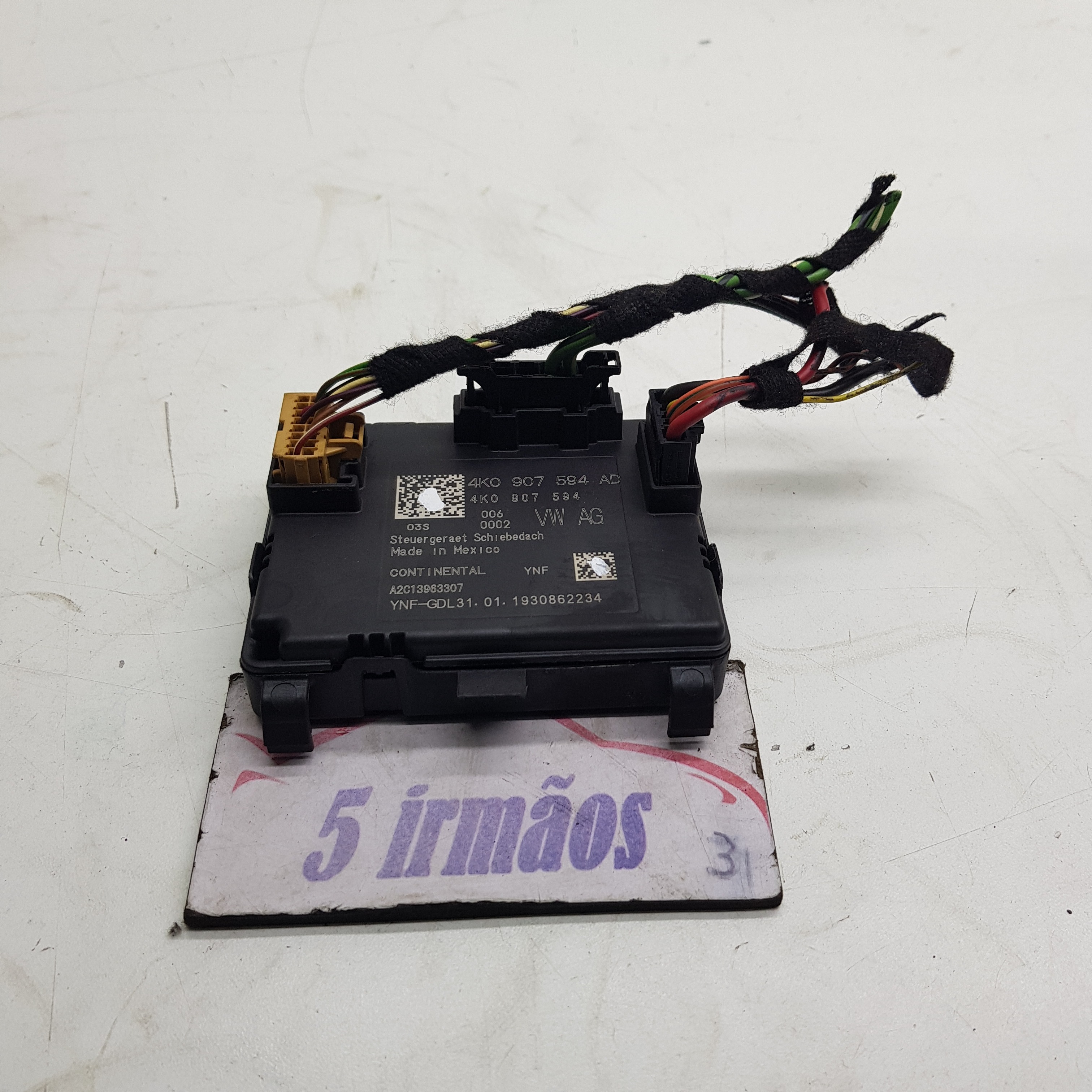 Módulo Teto Solar Vw Jetta Gli 2.0 2018 / 2019 N4k0907594ad