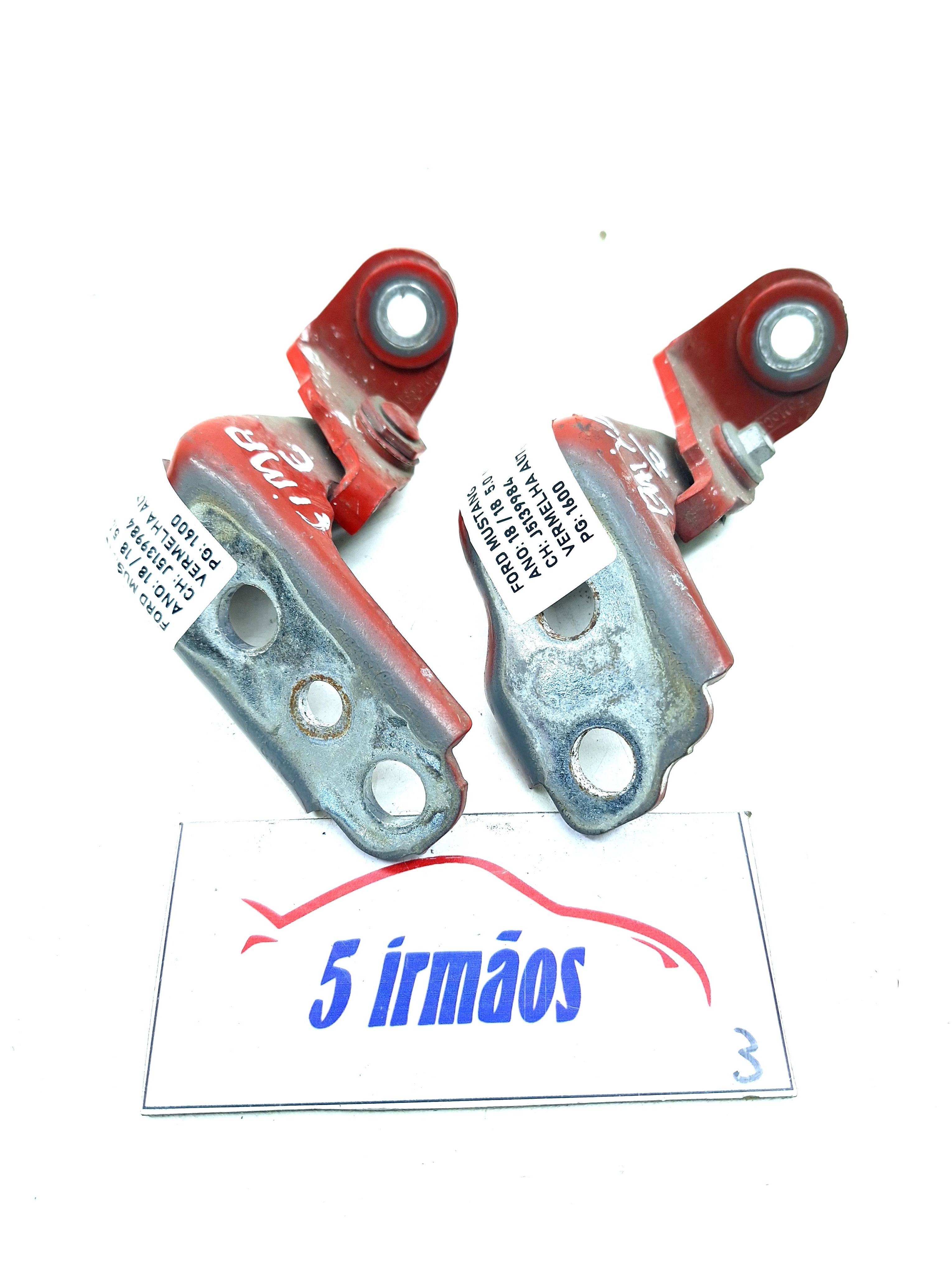 Par Dobradiça Porta Esquerda Ford Mustang Gt 5.0 2018