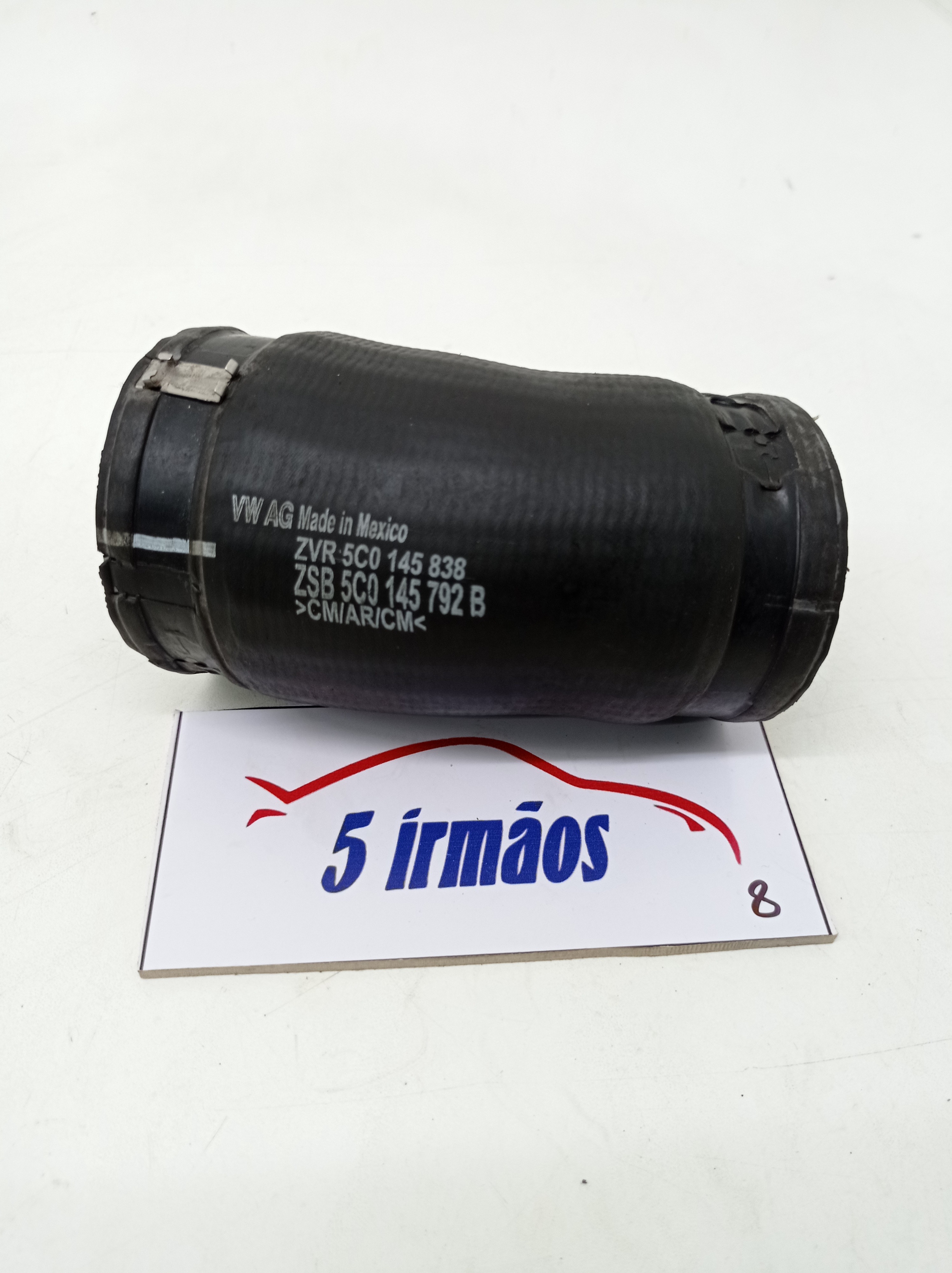 Mangueira Pressão Intercooler Vw Jetta Tsi 2.0 2015 Preto