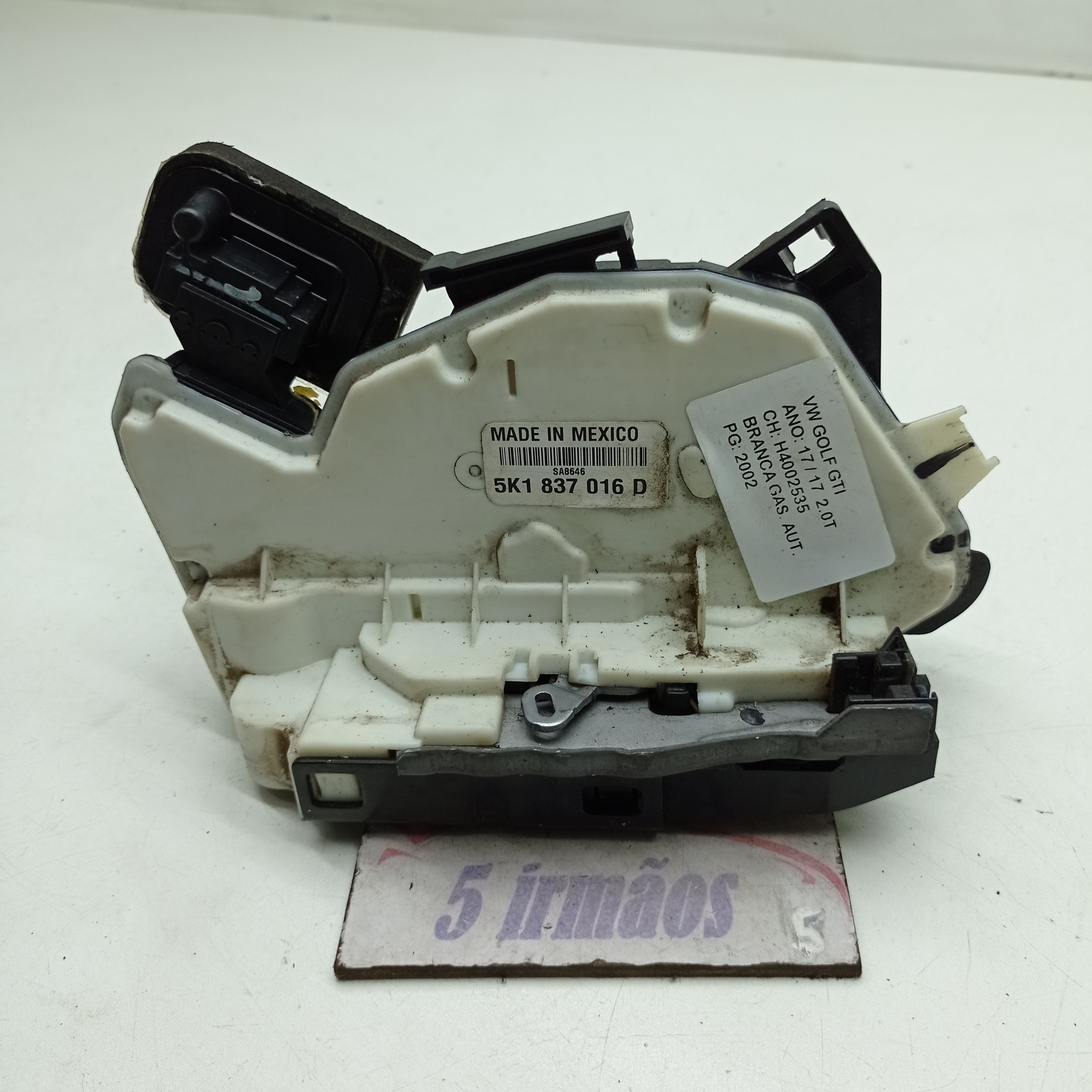 Fechadura Dianteira Direita Vw Golf Gti 2.0 2017 5k1837016d