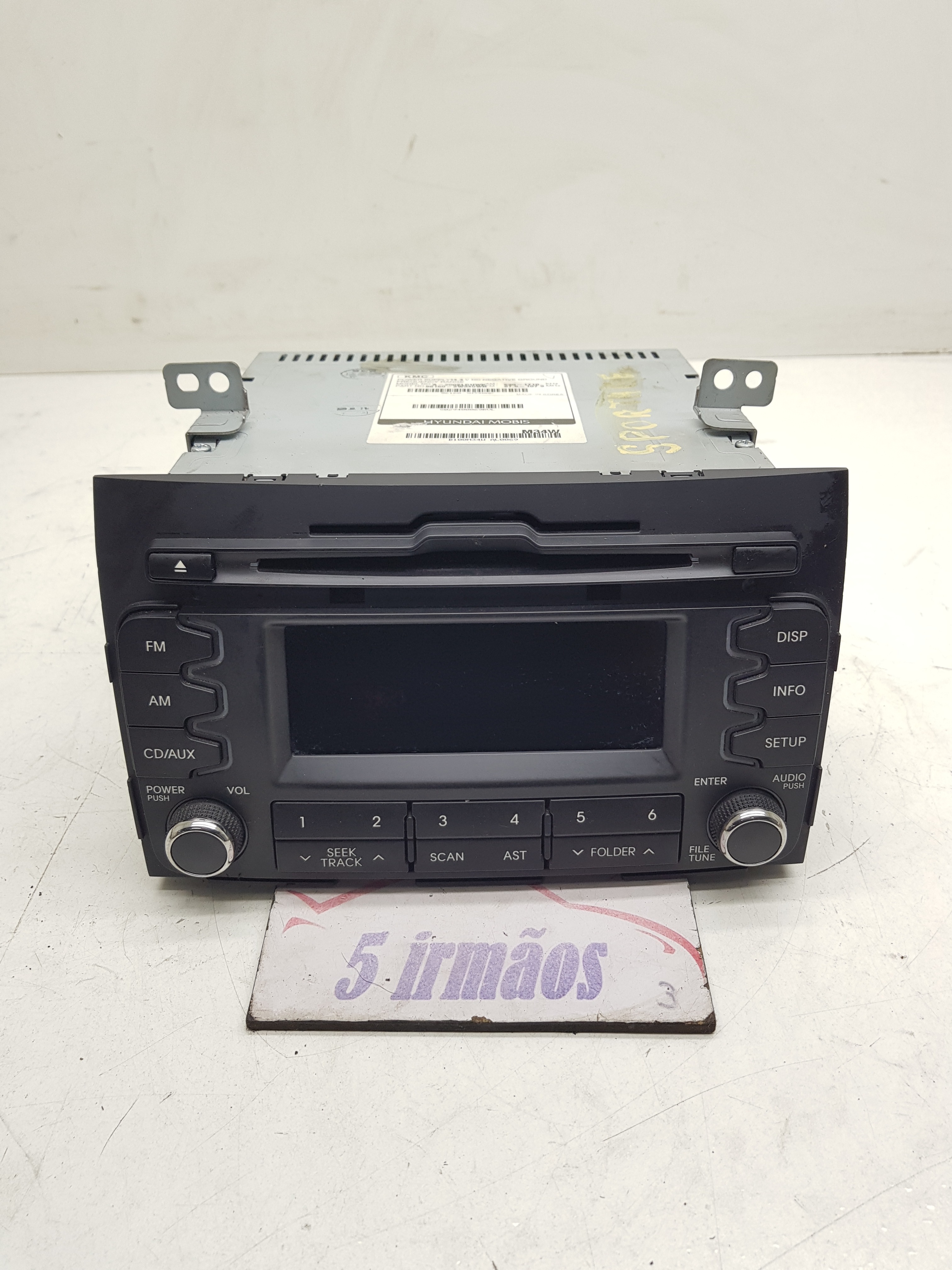 Rádio Cd Player Kia Sportage 2.0 2010 / 2011 Nº961603w340wk