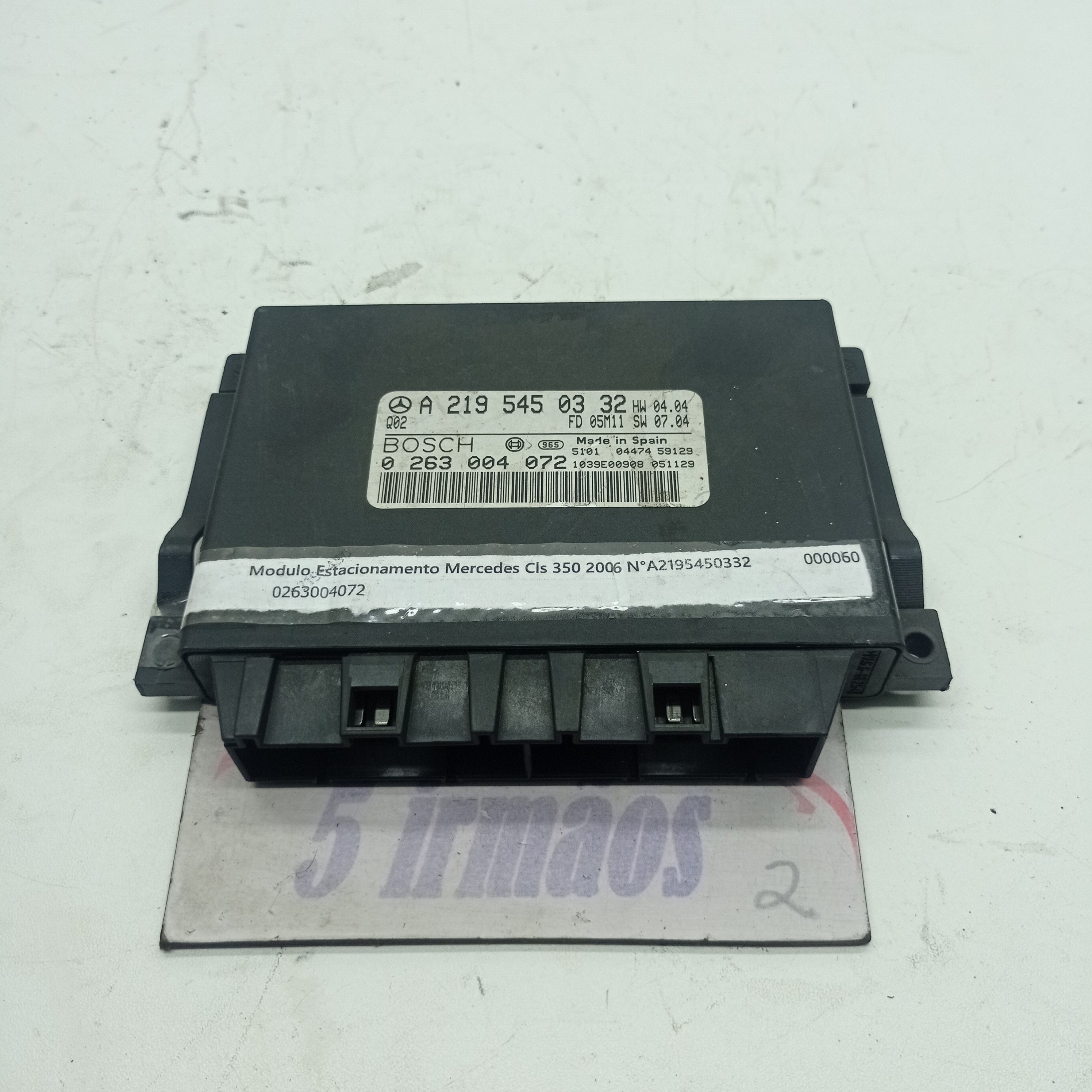 Módulo Estacionamento Mercedes Cls350 3.5 2006 Nº2195450332