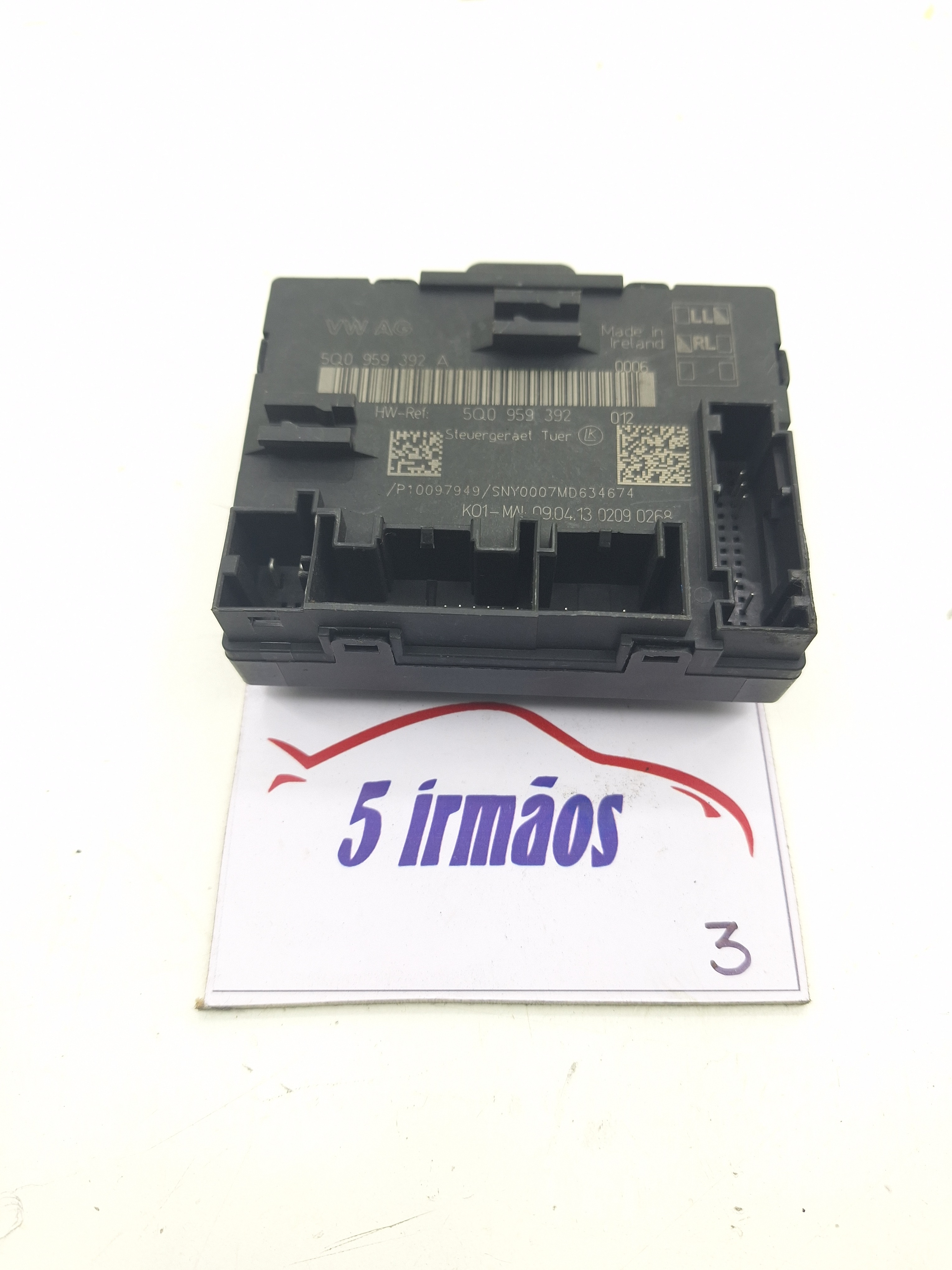 Módulo Porta Direita Audi A3 Tfsi 1.8 2013 2014 5q0959392a