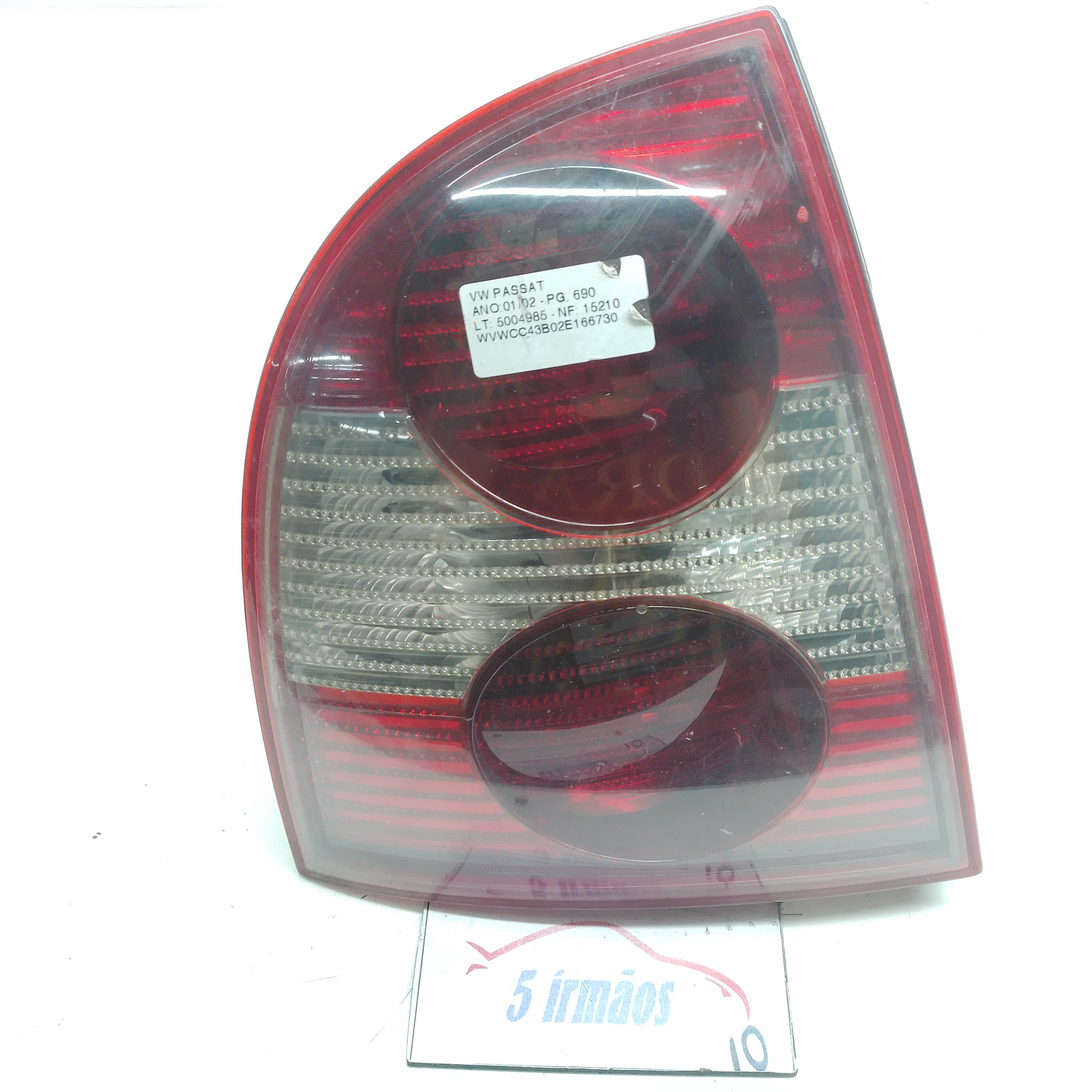 Lanterna Esquerda Vw Passat 1.8 2001 / 2002 N3b5945095 Esquerdo
