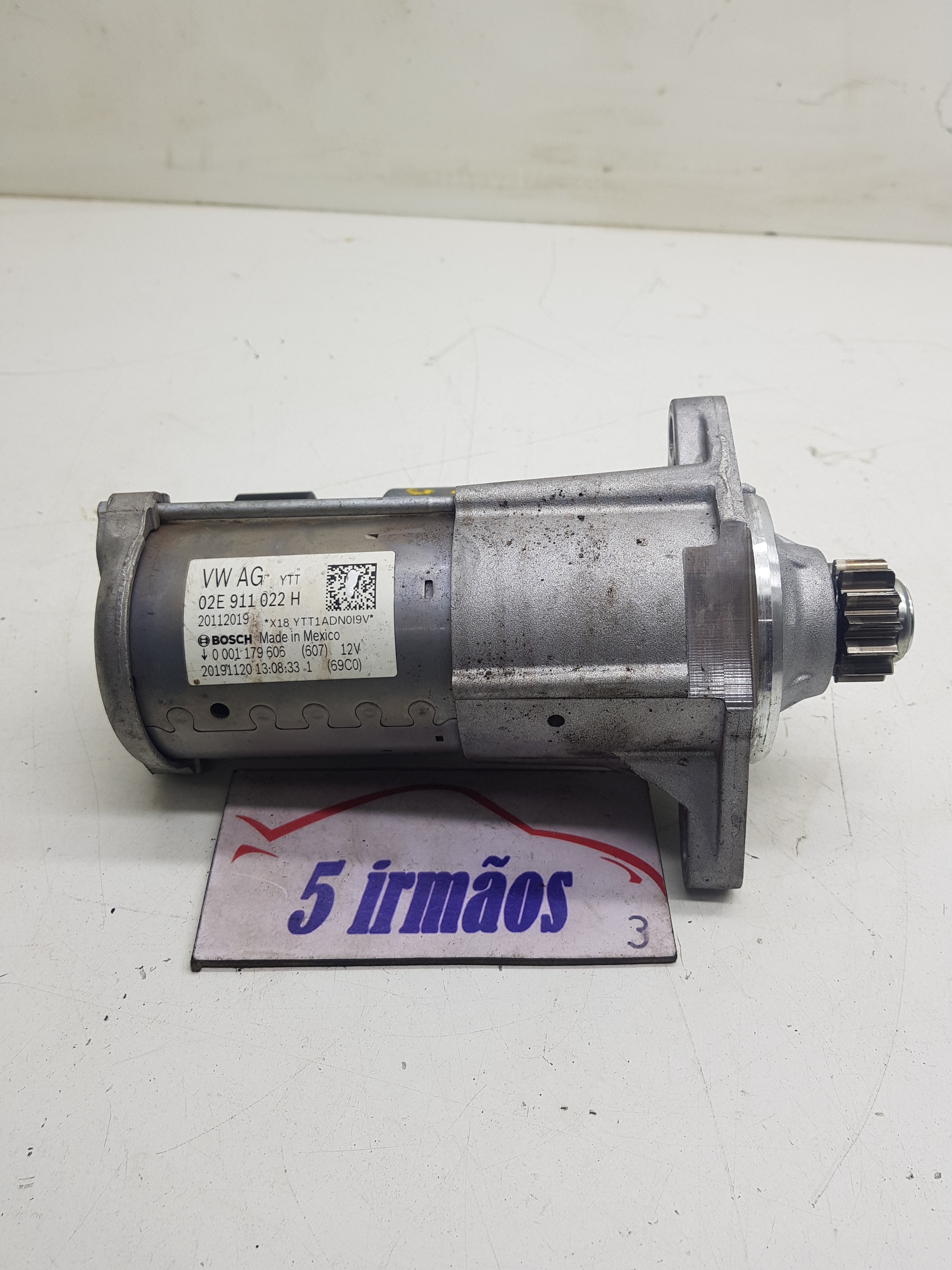 Motor Arranque Vw Jetta Gli 2.0 2019 / 2020 Nº02e911022h