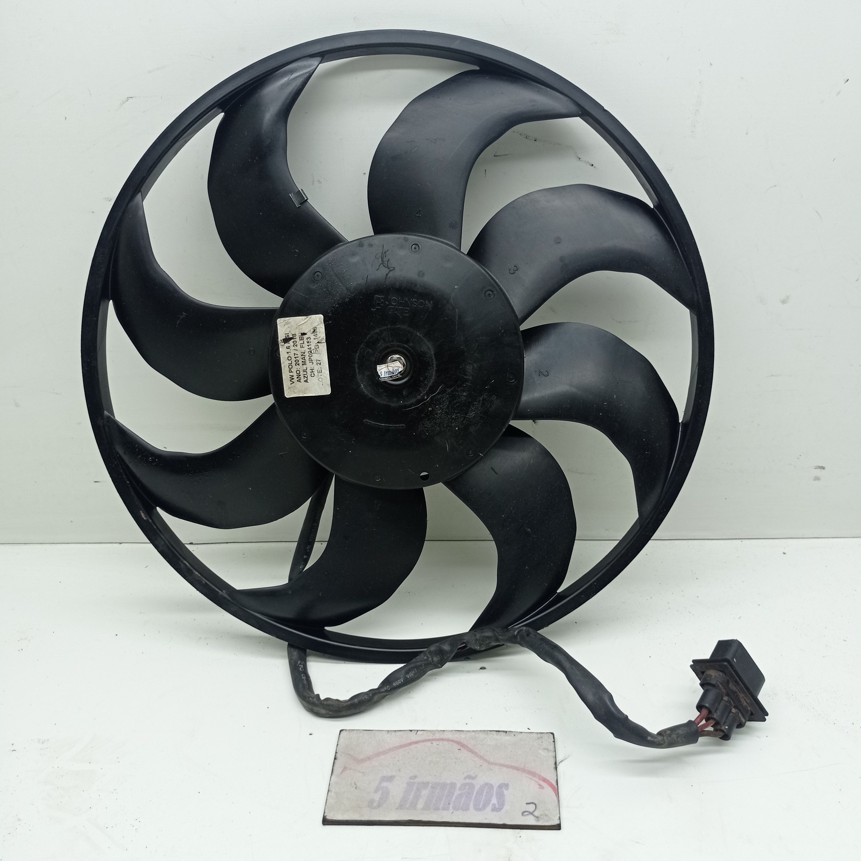 Ventoinha Radiador Vw Polo Msi 1.6 Flex 2017 / 2018 / 2019