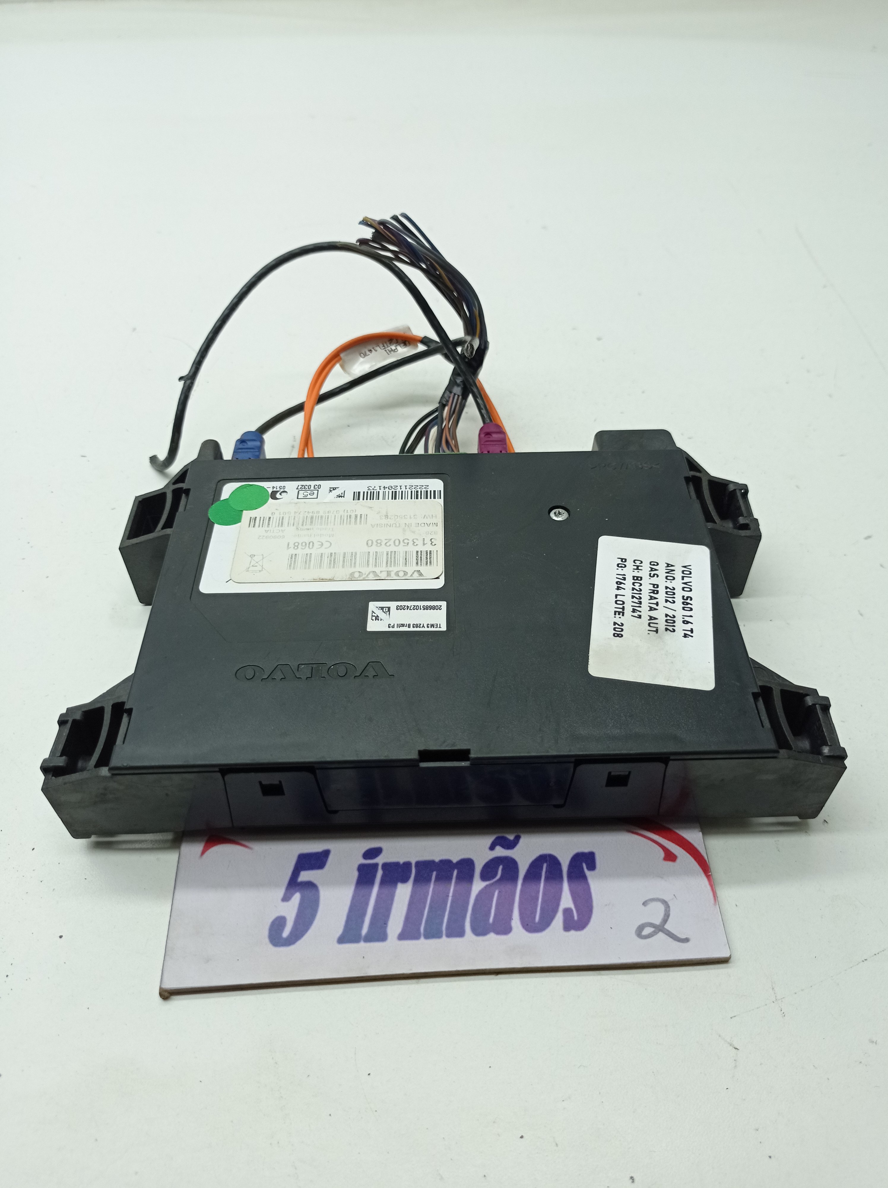 Módulo Controle Gps Volvo S60 T4 1.6 2012 / 2013 N31350280