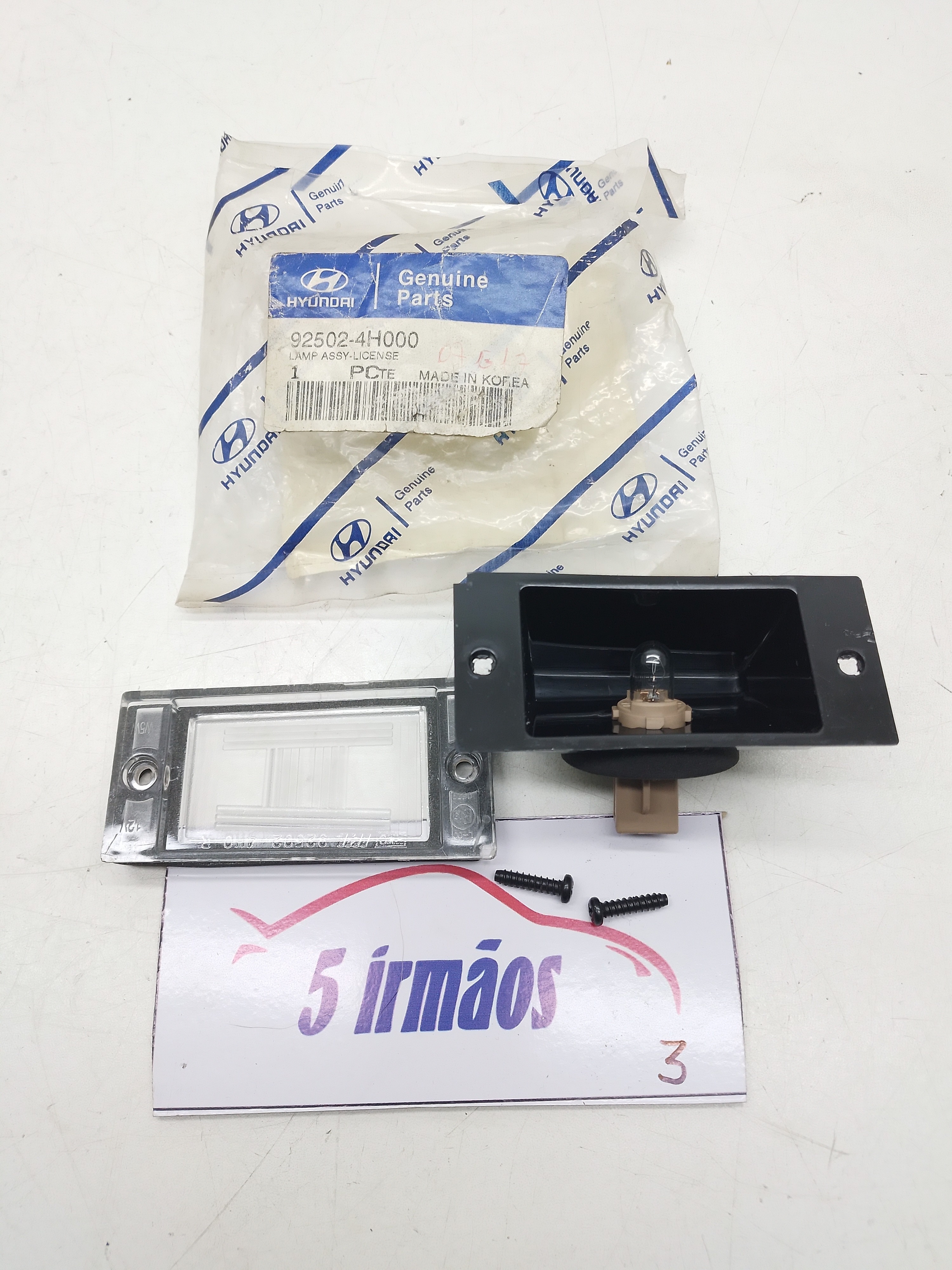 Lanterna Direita Luz Placa Hyundai H1 Starex 2.5 2007
