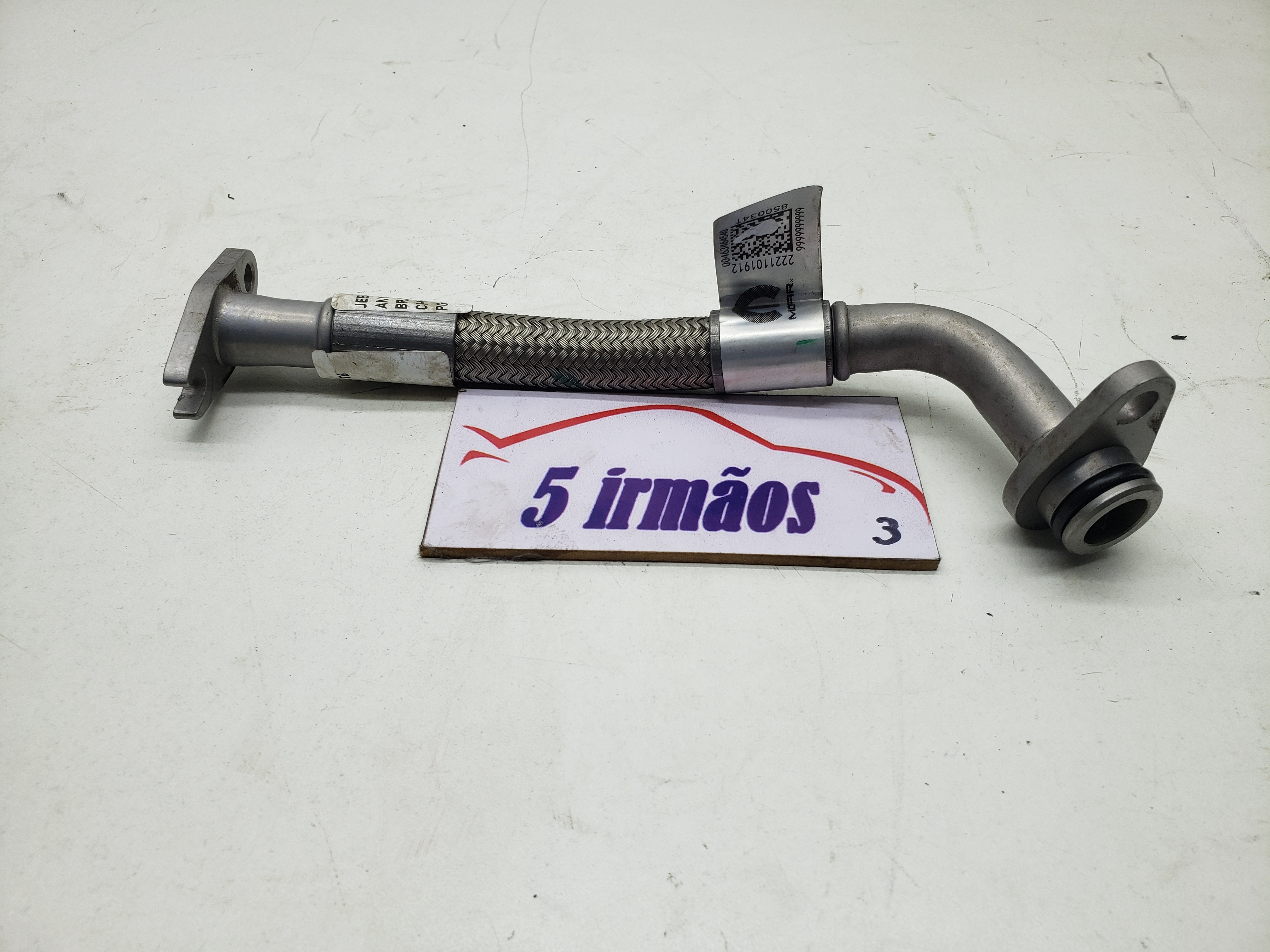 Mangueira Turbina Jeep Commander 1.3 Flex 2021 / 2022  Prata