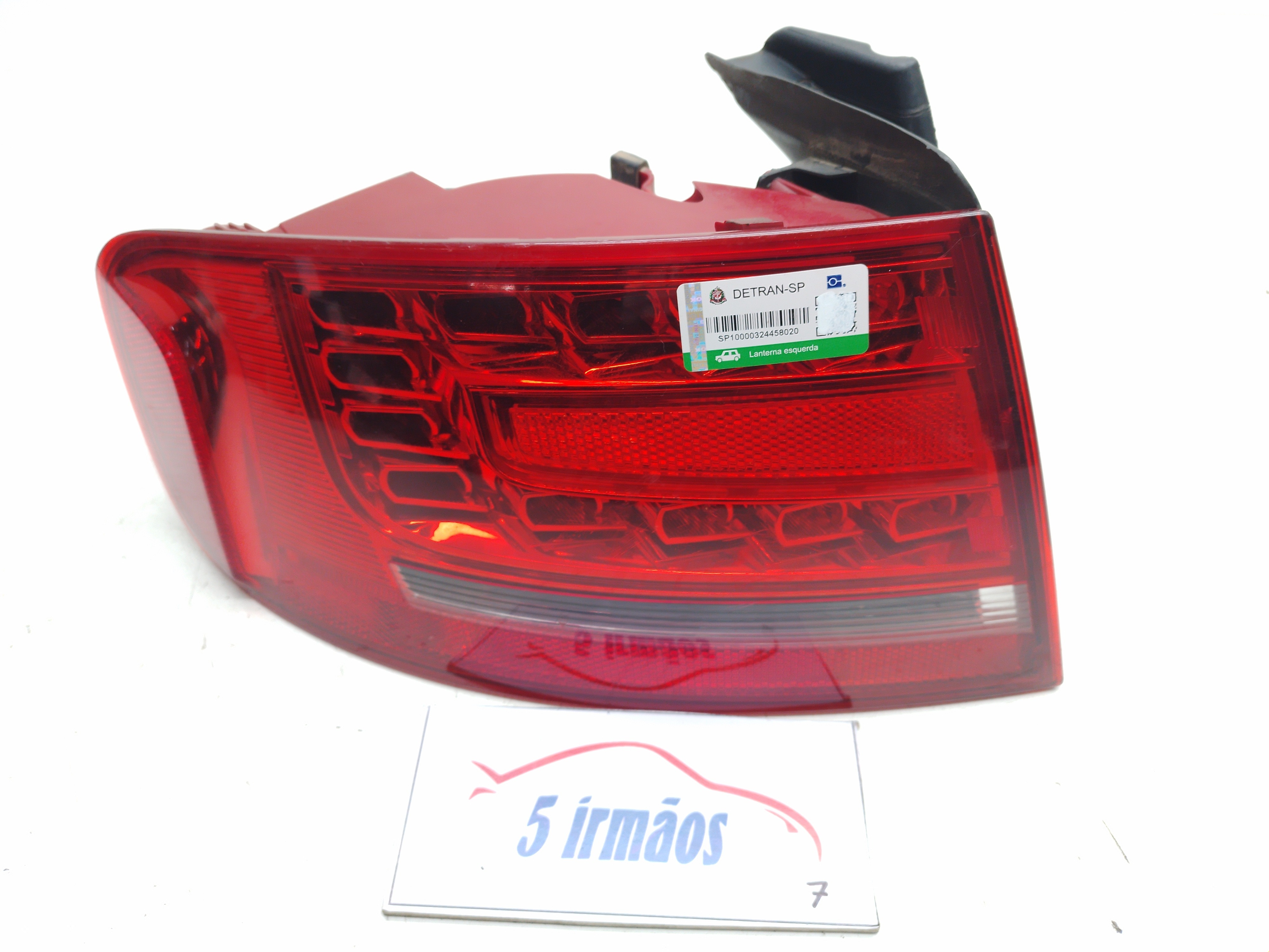 Lanterna Esquerda Led Audi A4 Tfsi 2.0 2010 / 2011 Esquerdo Vermelho