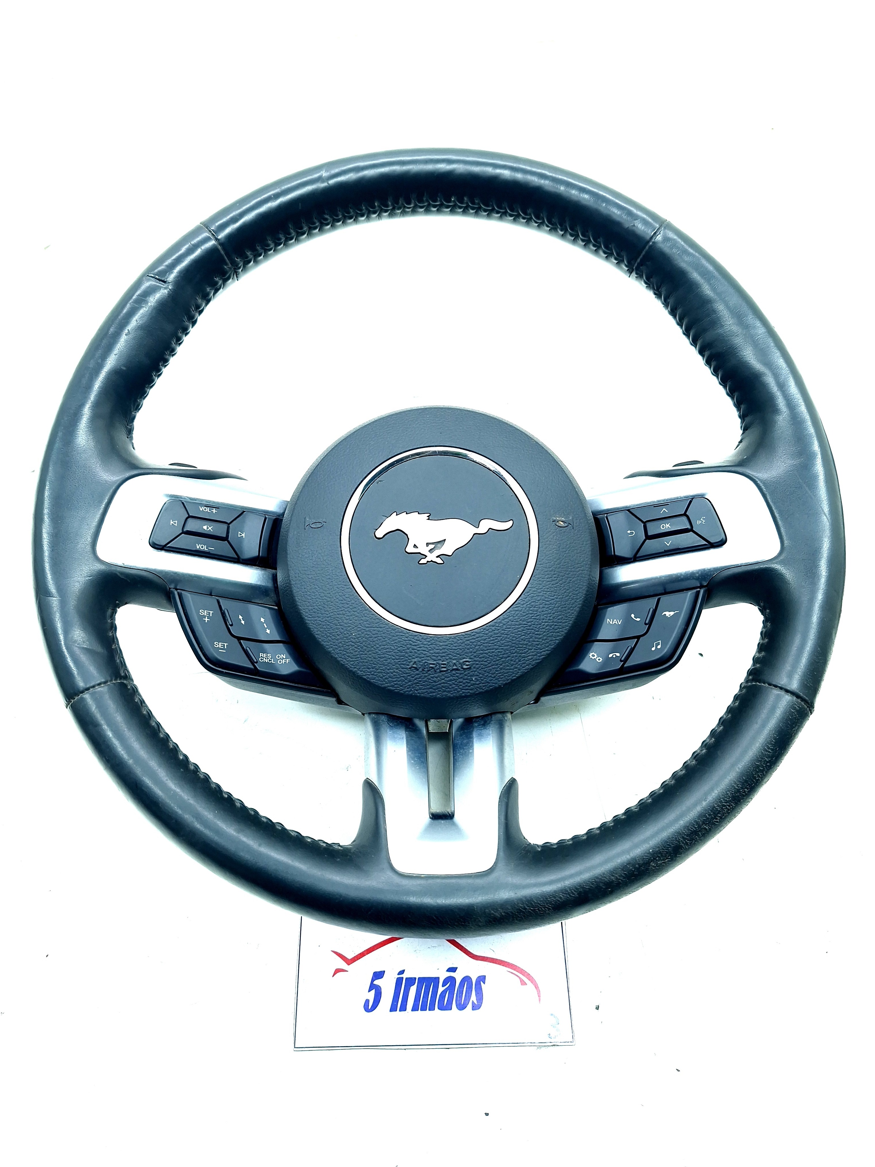 Volante Aro Direção Ford Mustang Gt 5.0 2018 / 2019 Preto