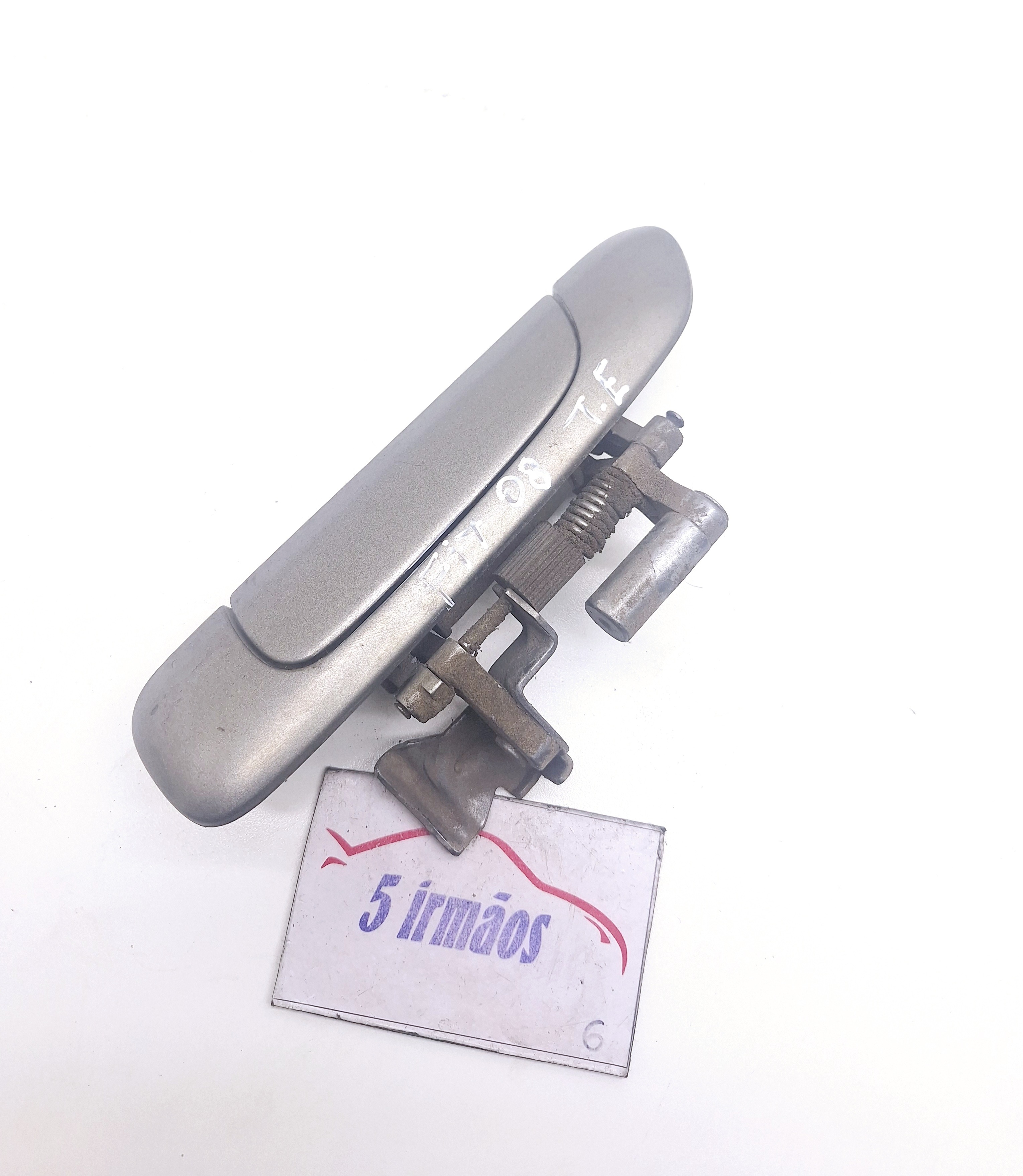 Maçaneta Externa Traseira Esquerda Honda Fit 1.4 2008 Prateado Traseira