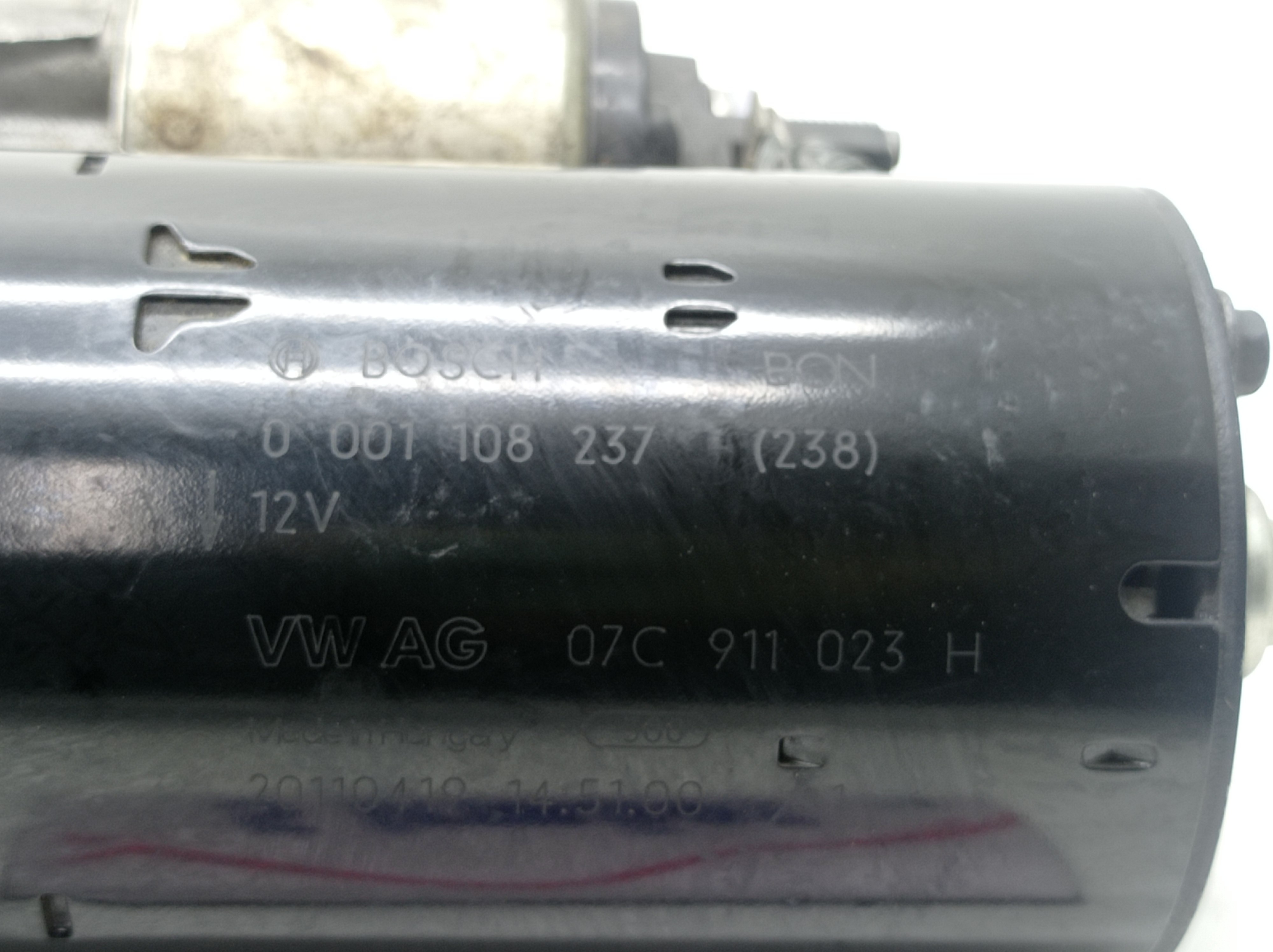 Motor Arranque Vw Touareg 4.2 V8 2012 / 2013 N07c911023h 7