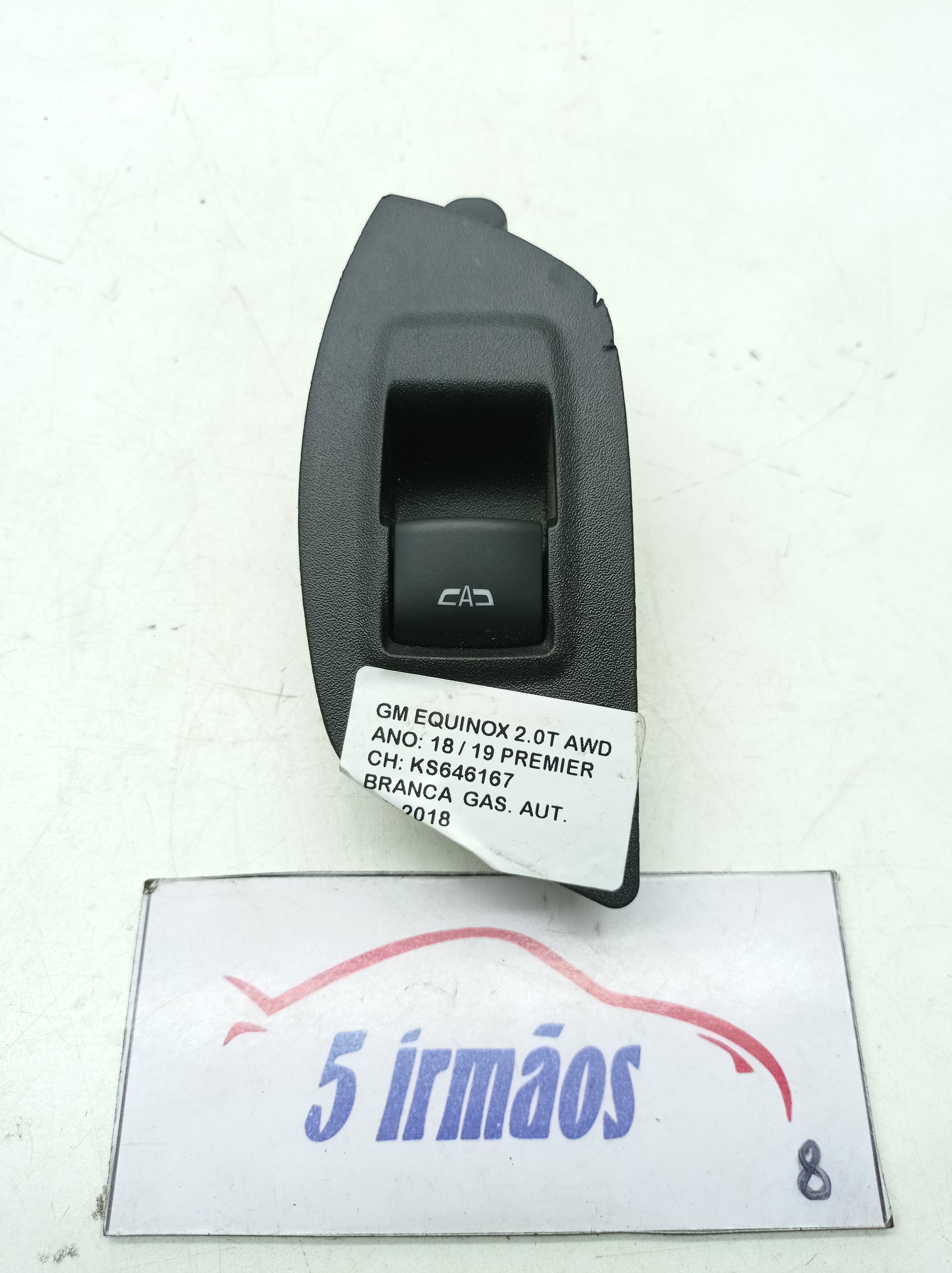 Botão Vidro Traseiro Esquerdo Gm Equinox 2.0 2018 / 2019
