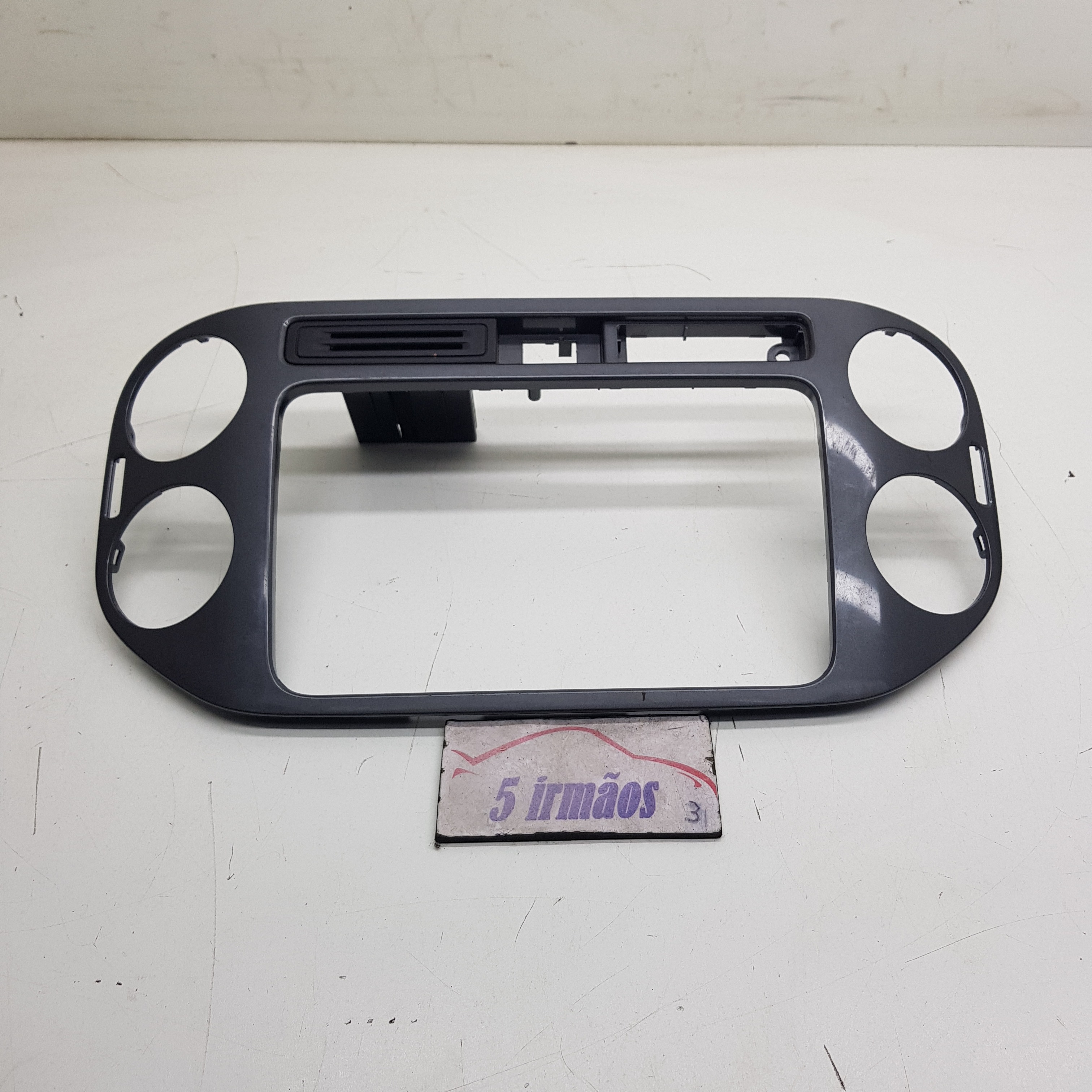 Moldura Acabamento Multimídia Vw Tiguan 2.0 2013 5n0858071e
