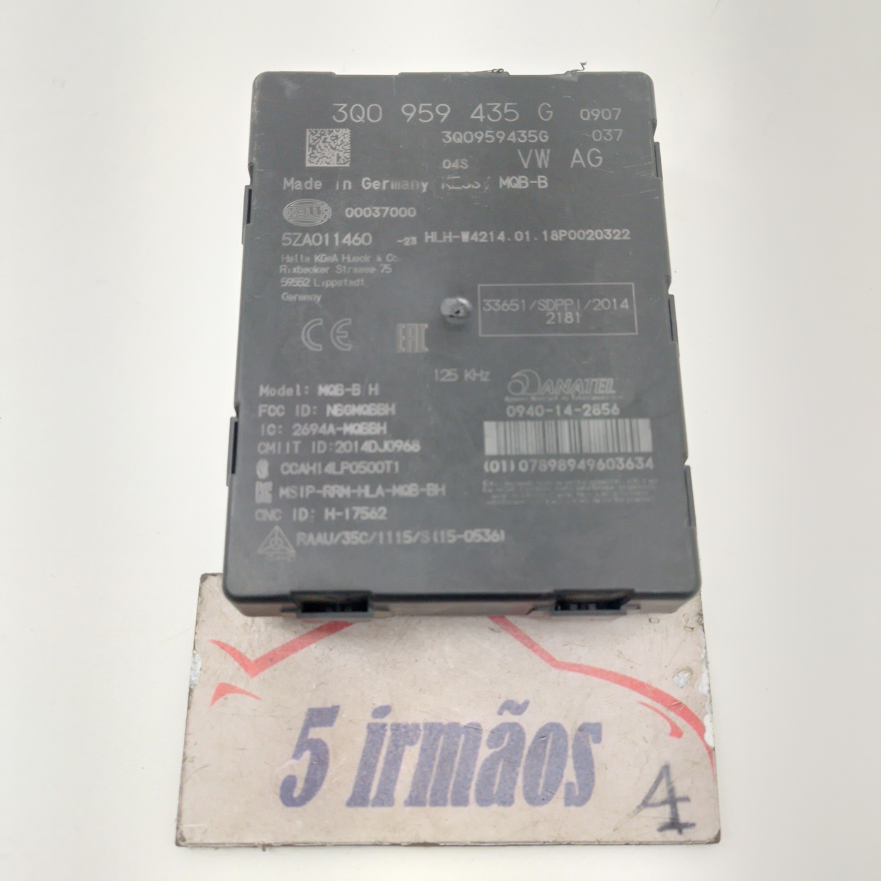 Módulo Keyless Vw Passat Tsi 2.0 2018 2019 N3q0959435g