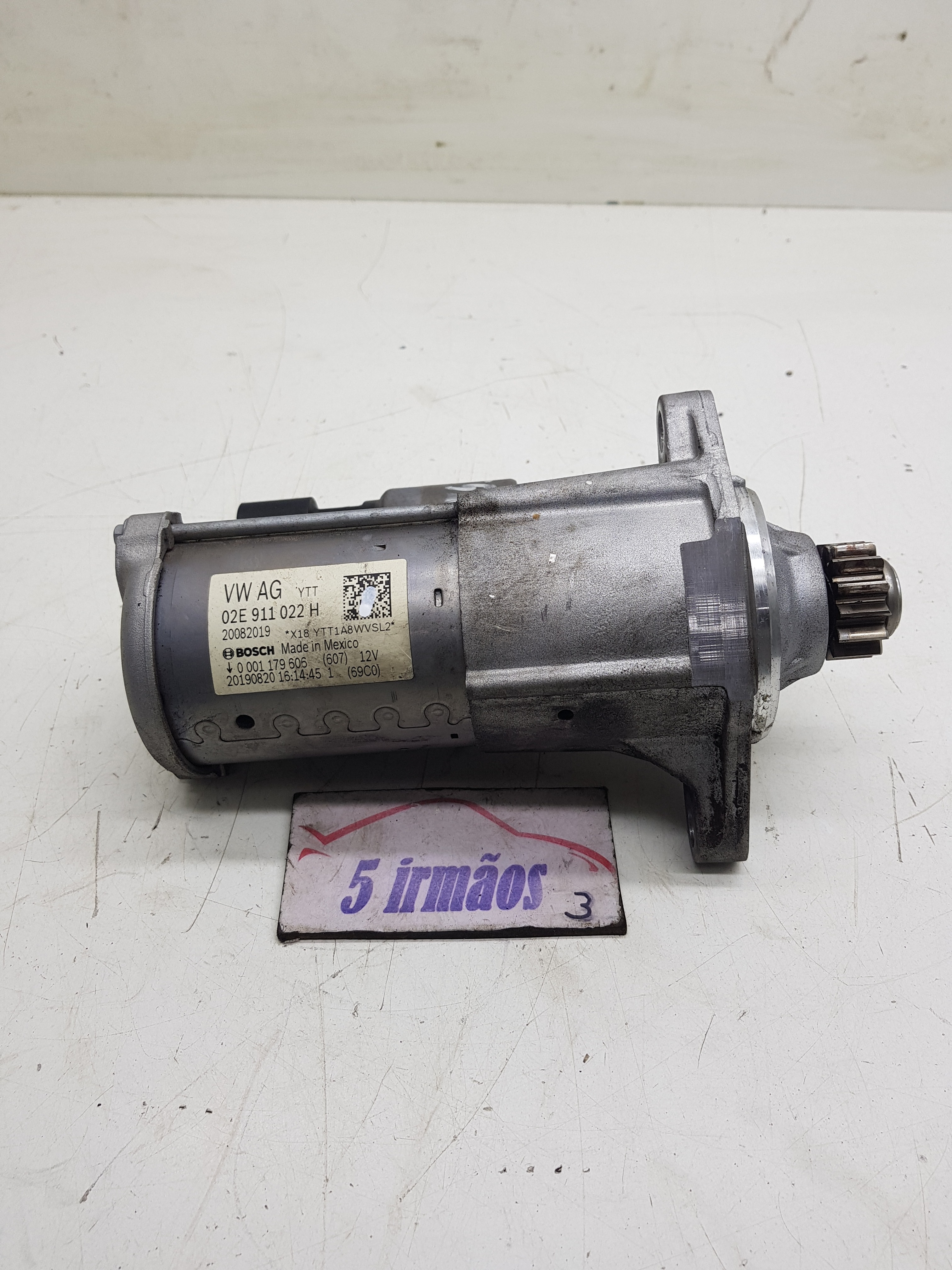 Motor Arranque Vw Tiguan 350 Tsi 2.0 2021 Nº02e911022h