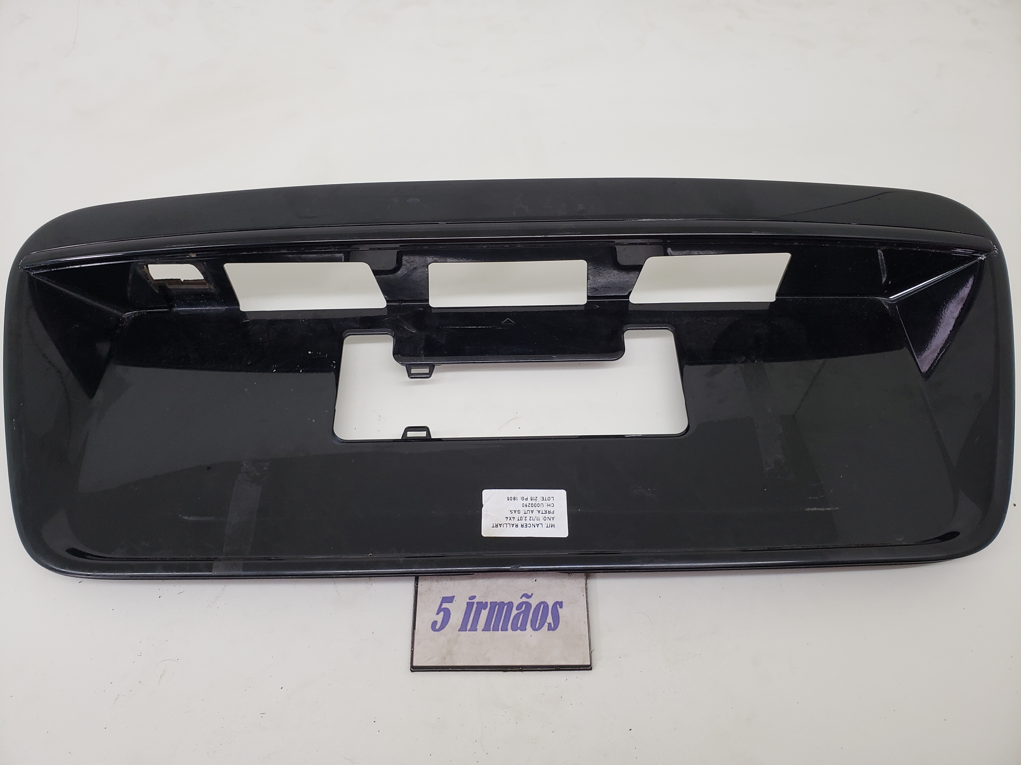 Suporte Placa Traseira Lancer Ralliart 2.0 2011 /2012 /2013