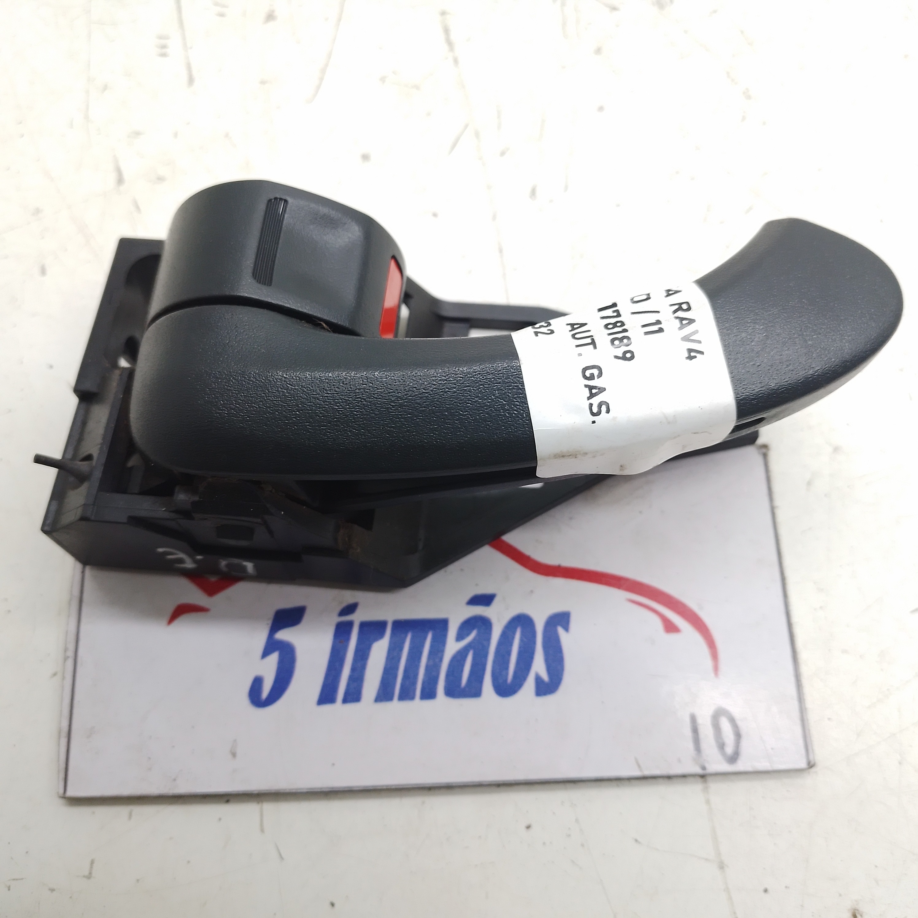 Maçaneta Interna Dianteira Esquerda Toyota Rav4 2.4 2010 Preta Dianteira