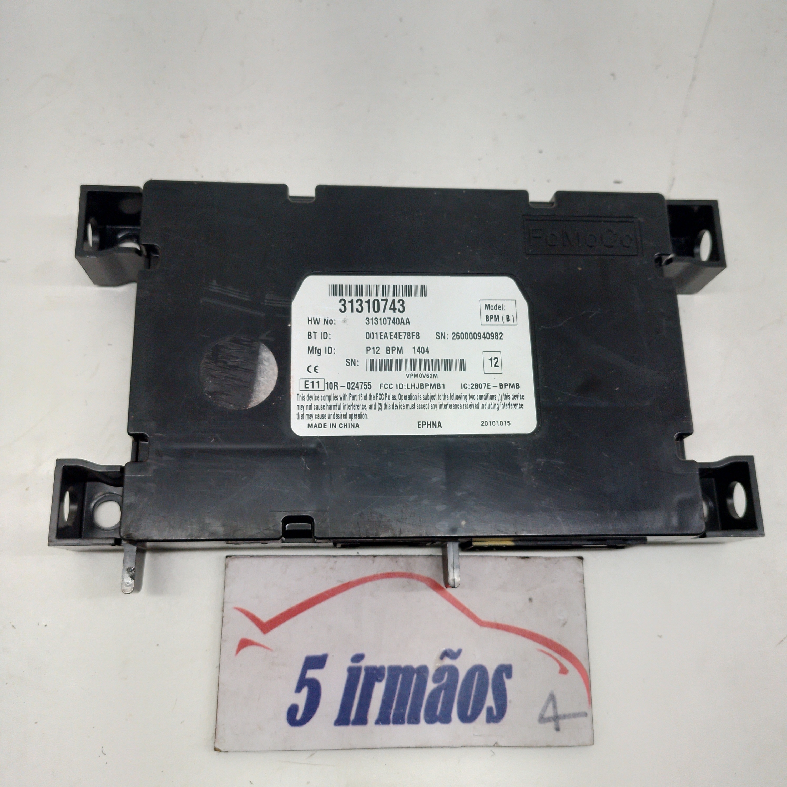 Módulo Conforto Volvo C30 T5 2.5 2010 2011 N31310743