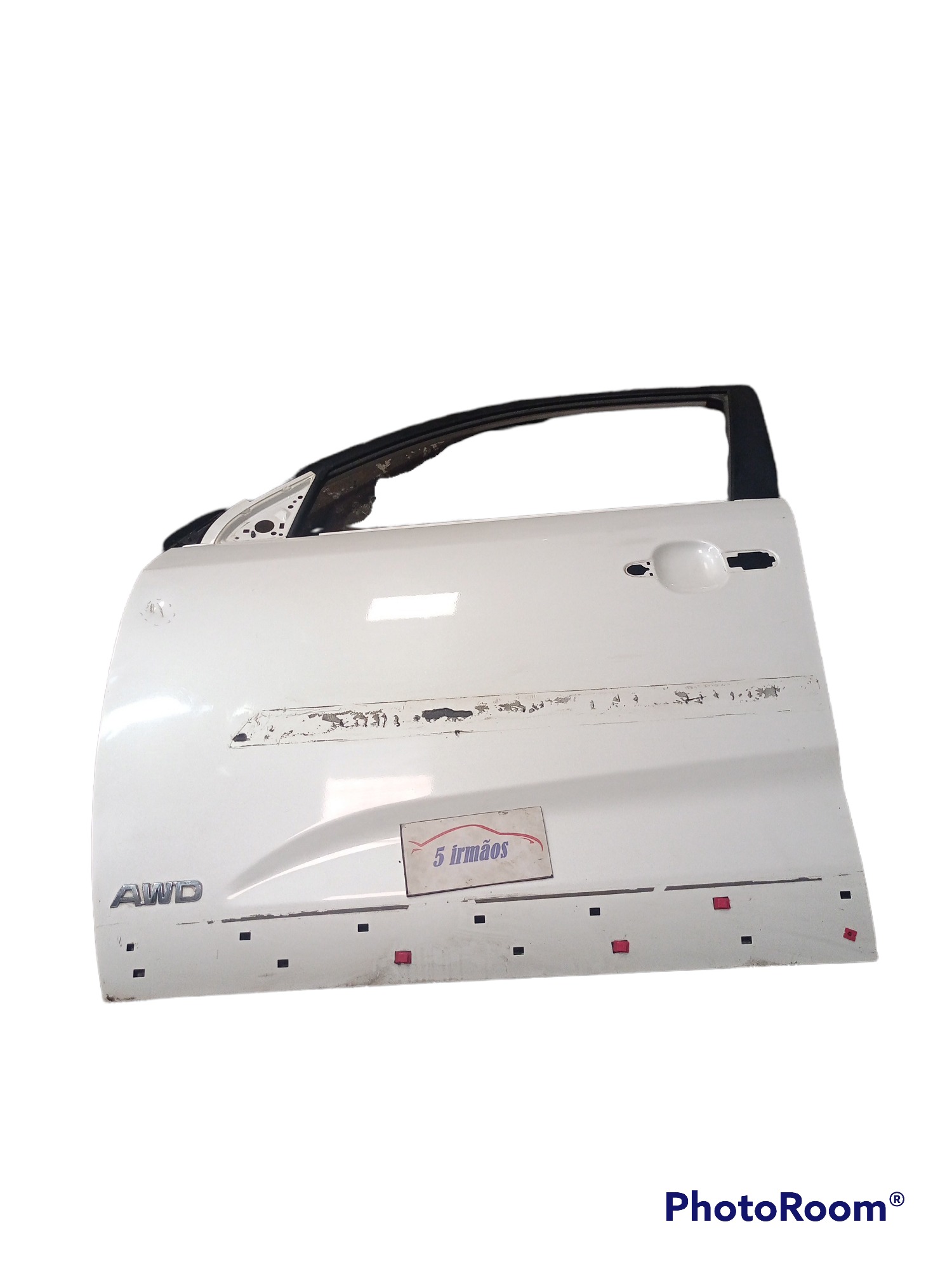 Porta Dianteira Esquerda Kia Sorento 3.5 V6 2014 / 2015 Dianteira Esquerdo Branco