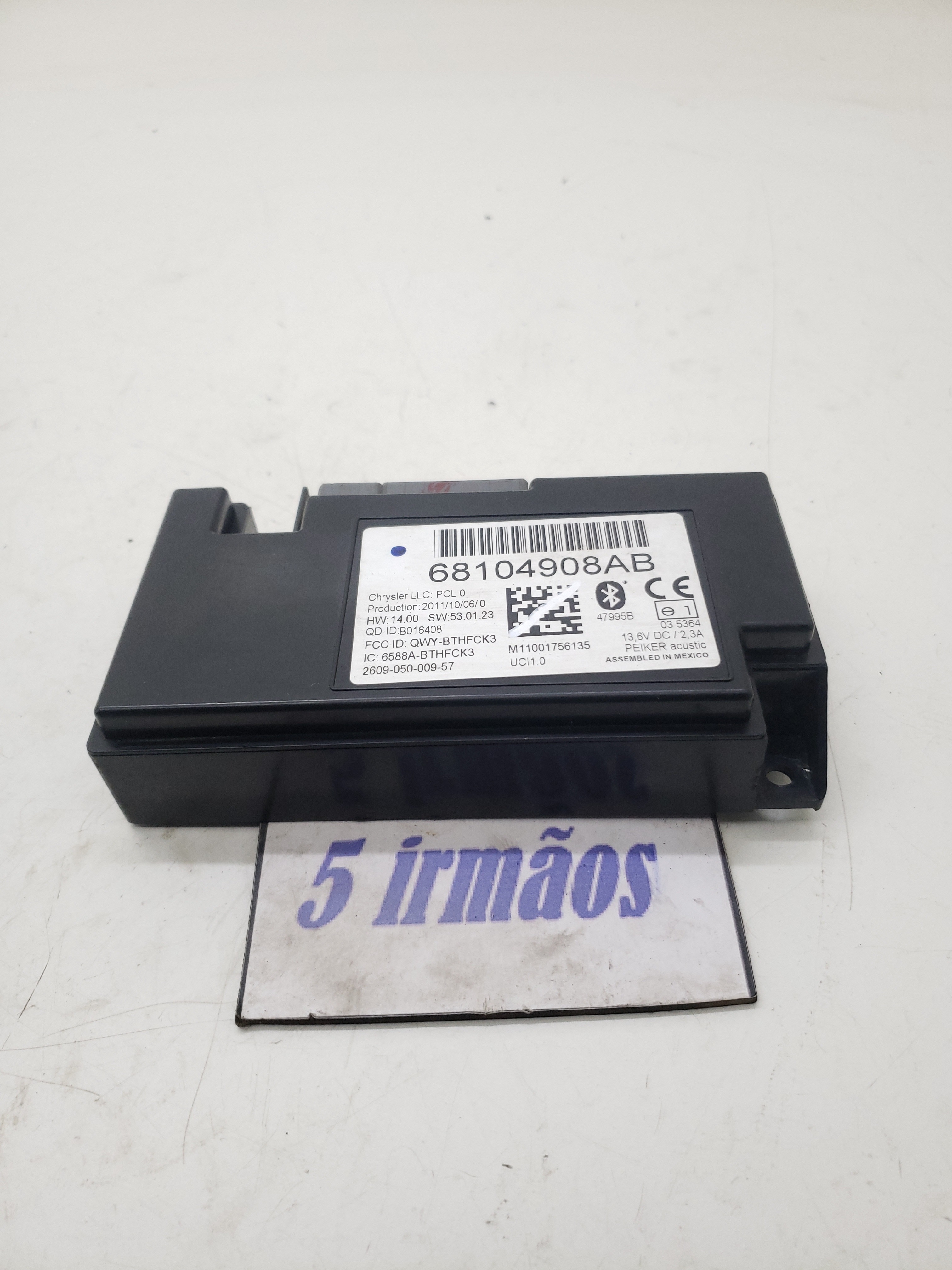 Módulo Bluetooth Dodge Ram Cd 2500 6.7 2012 N68104908ab