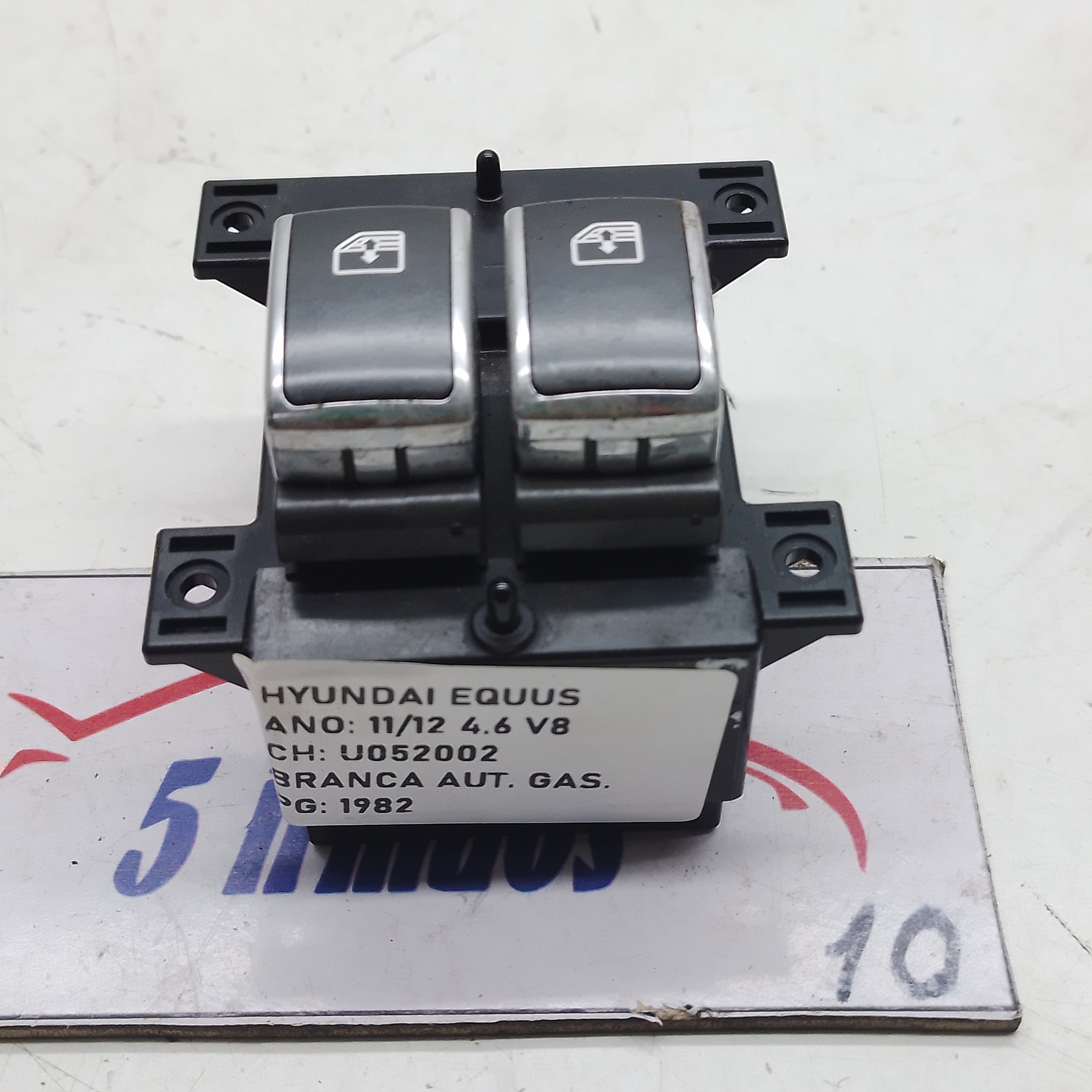 Botão Comando Vidro Traseiro Esquerdo Equus 4.6 V8 2012