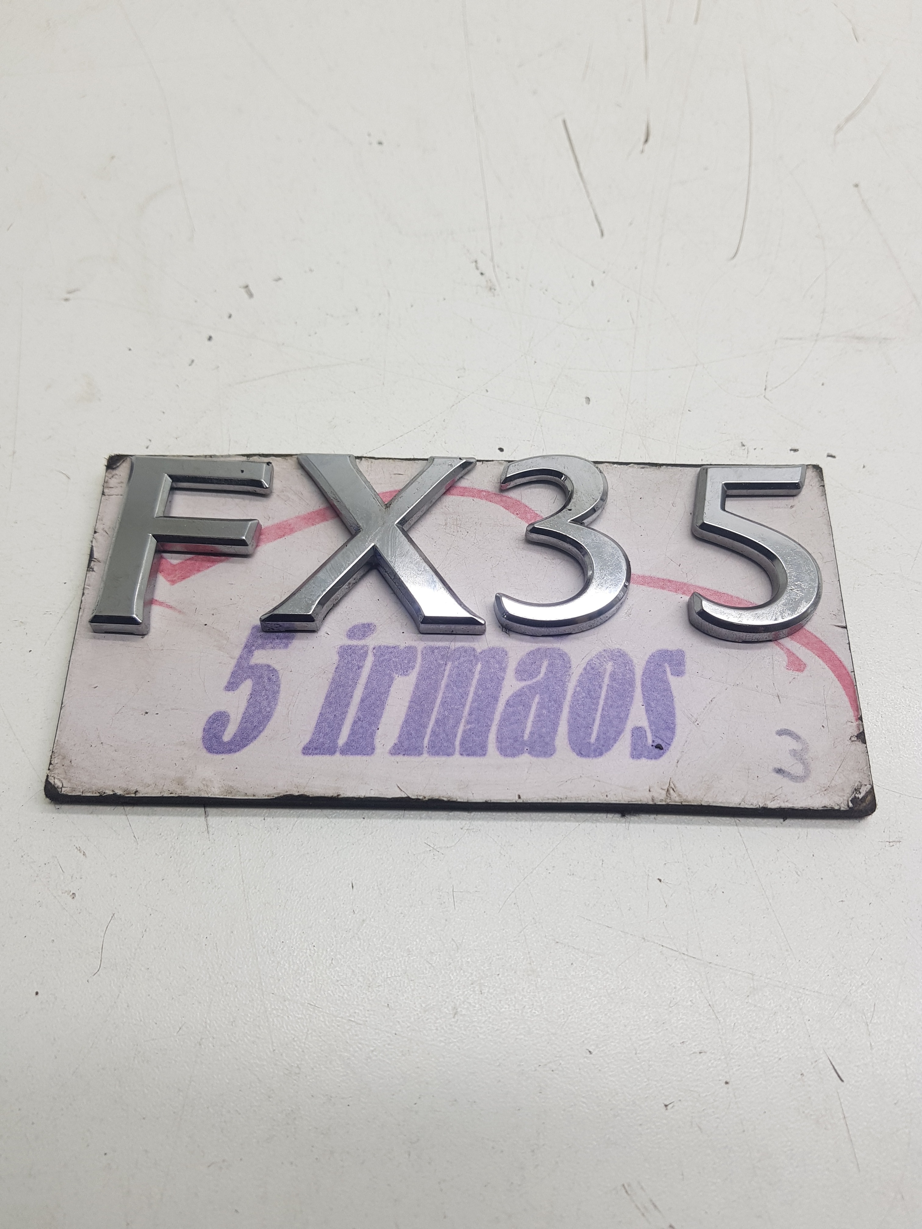 Emblema Tampa Traseira Infiniti Fx35 3.5 2009 / 2010