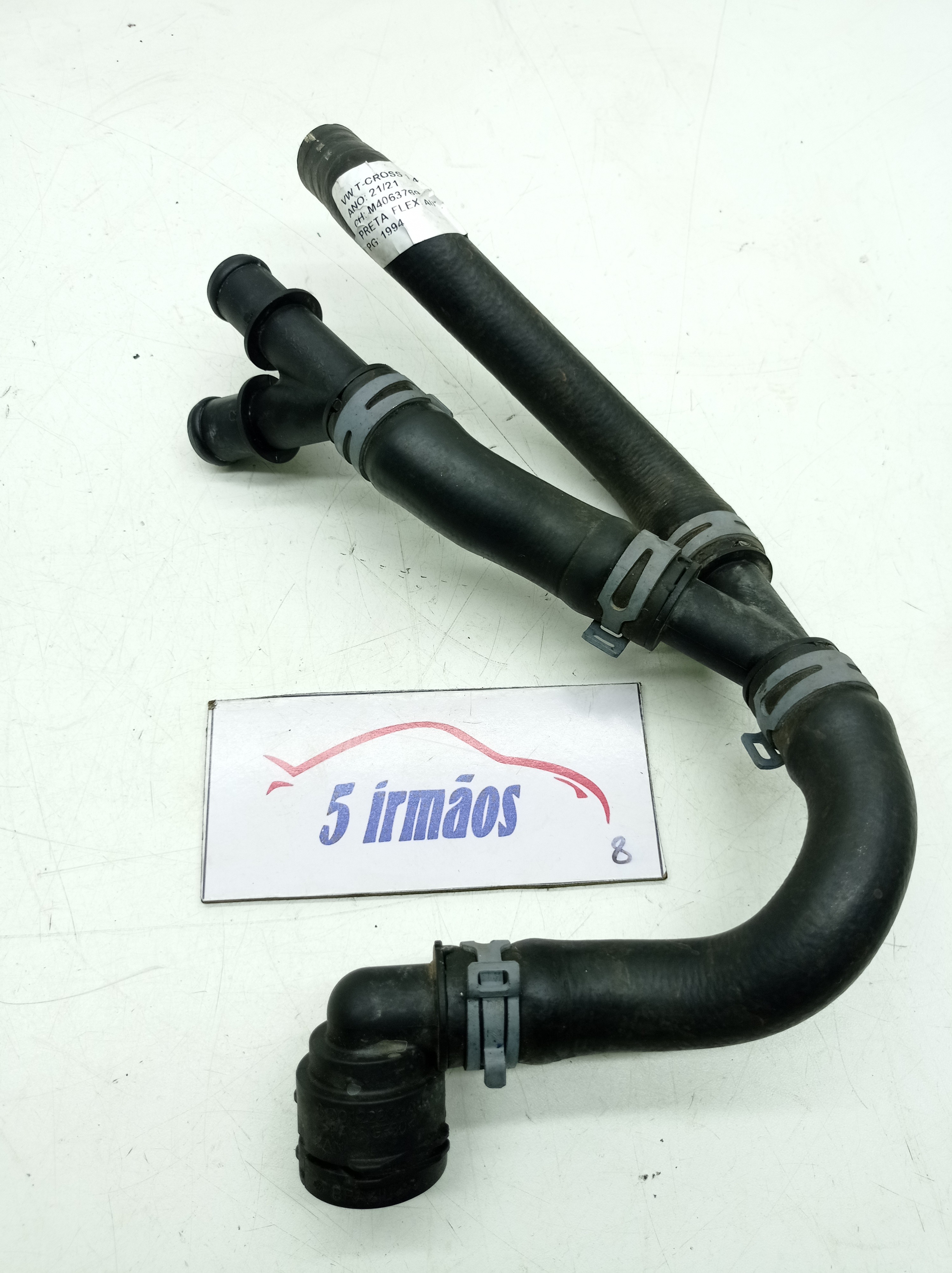 Mangueira Água Radiador Vw Tcross 1.4 2020 / 2021