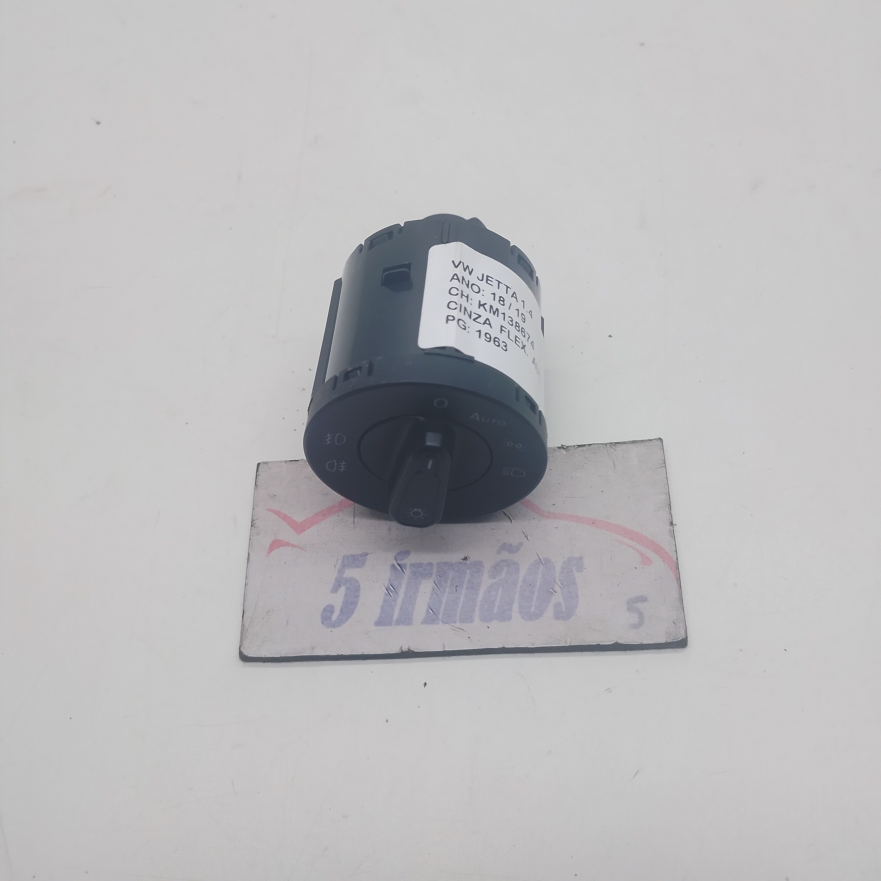 Comando Chave Luz Farol Vw Jetta Tsi 1.4 2019 Nº5g1941431 Preto