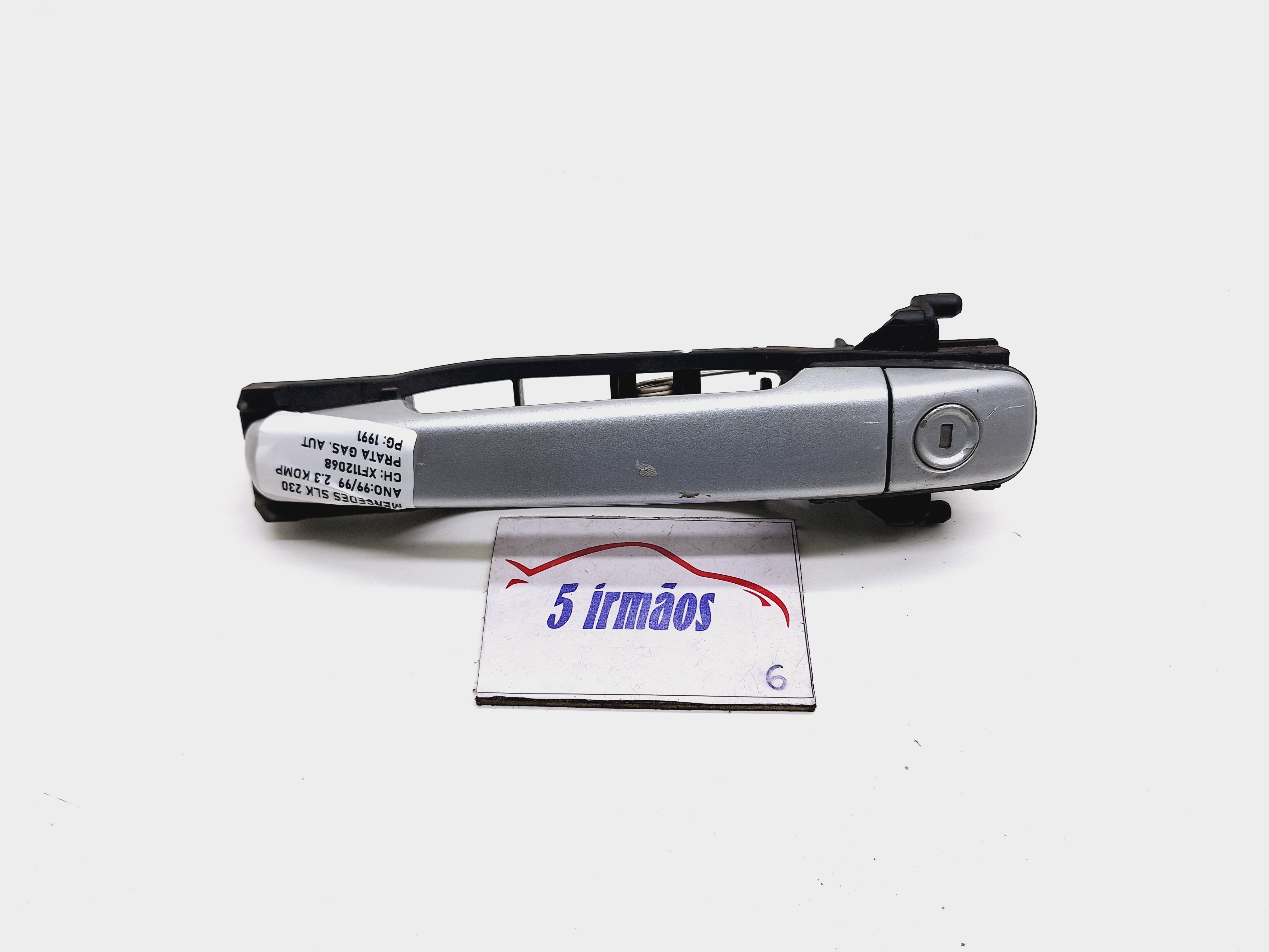 Maçaneta Externa Esquerda Mercedes Slk230 2.3 1999/2000 Prateado Dianteira