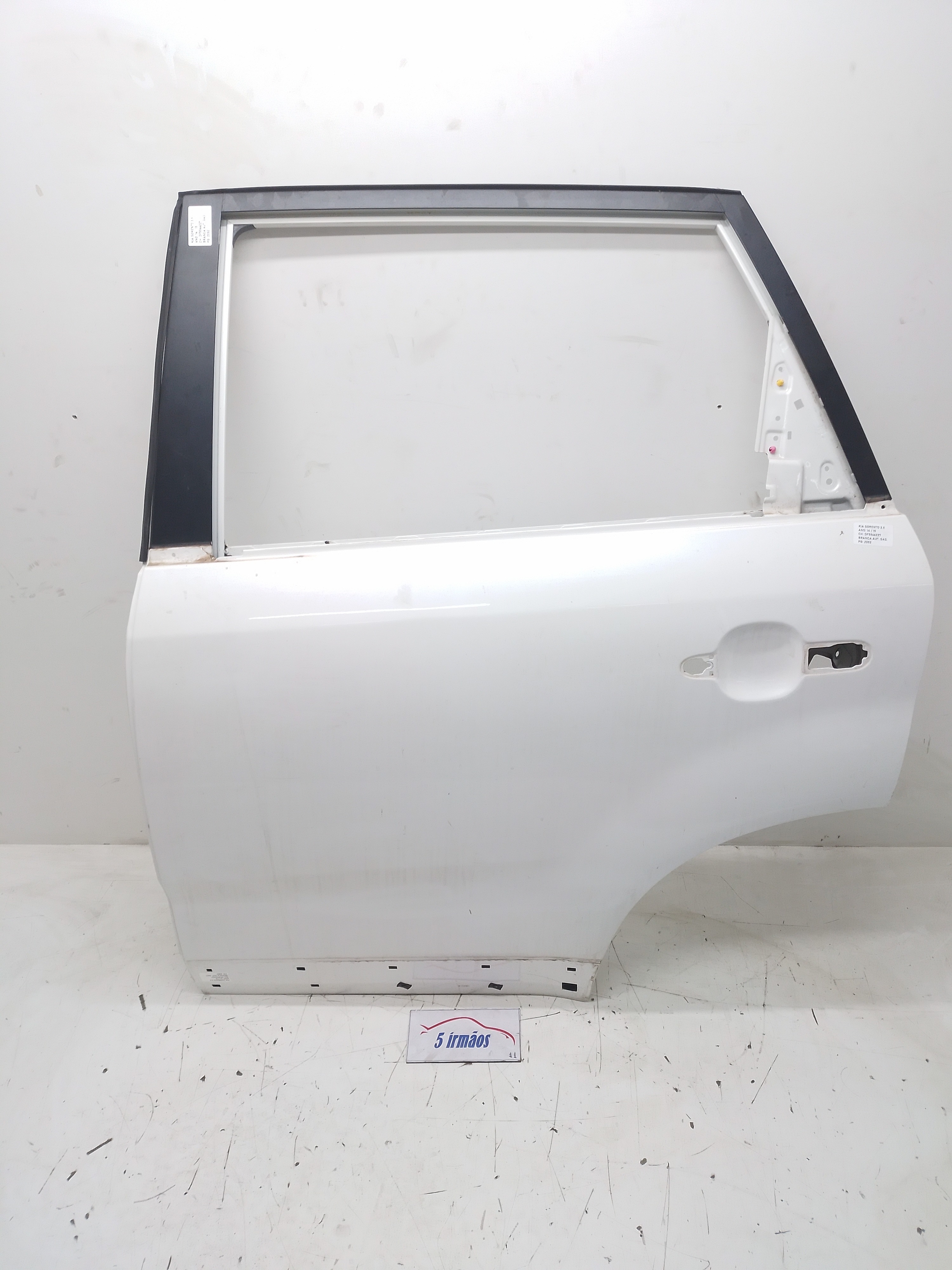 Porta Traseira Esquerda Kia Sorento 3.5 2014 Traseira Esquerdo Branco