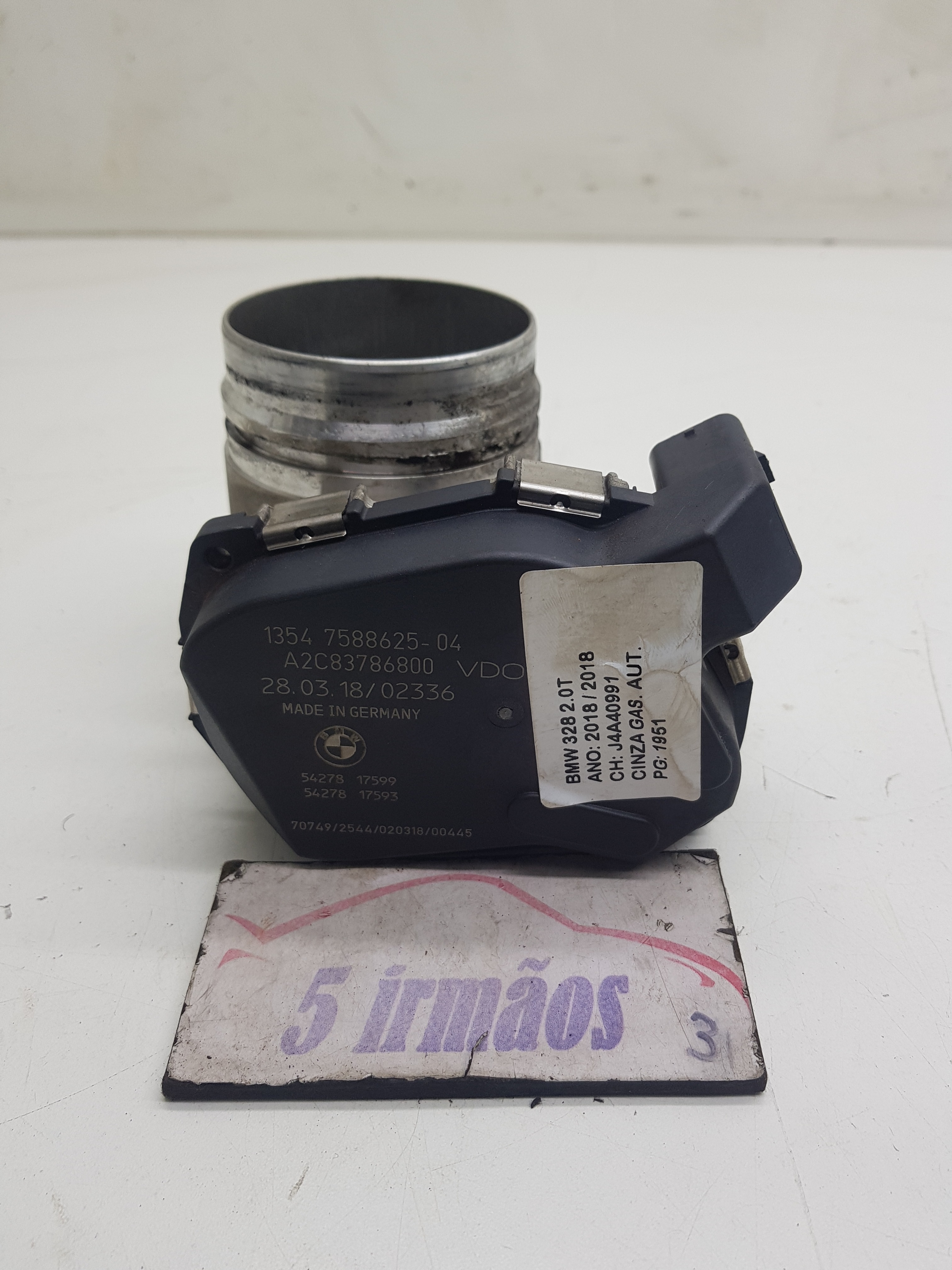 Tbi Corpo Borboleta Bmw 328i 2.0 2017 / 2018 Nº1354758862504