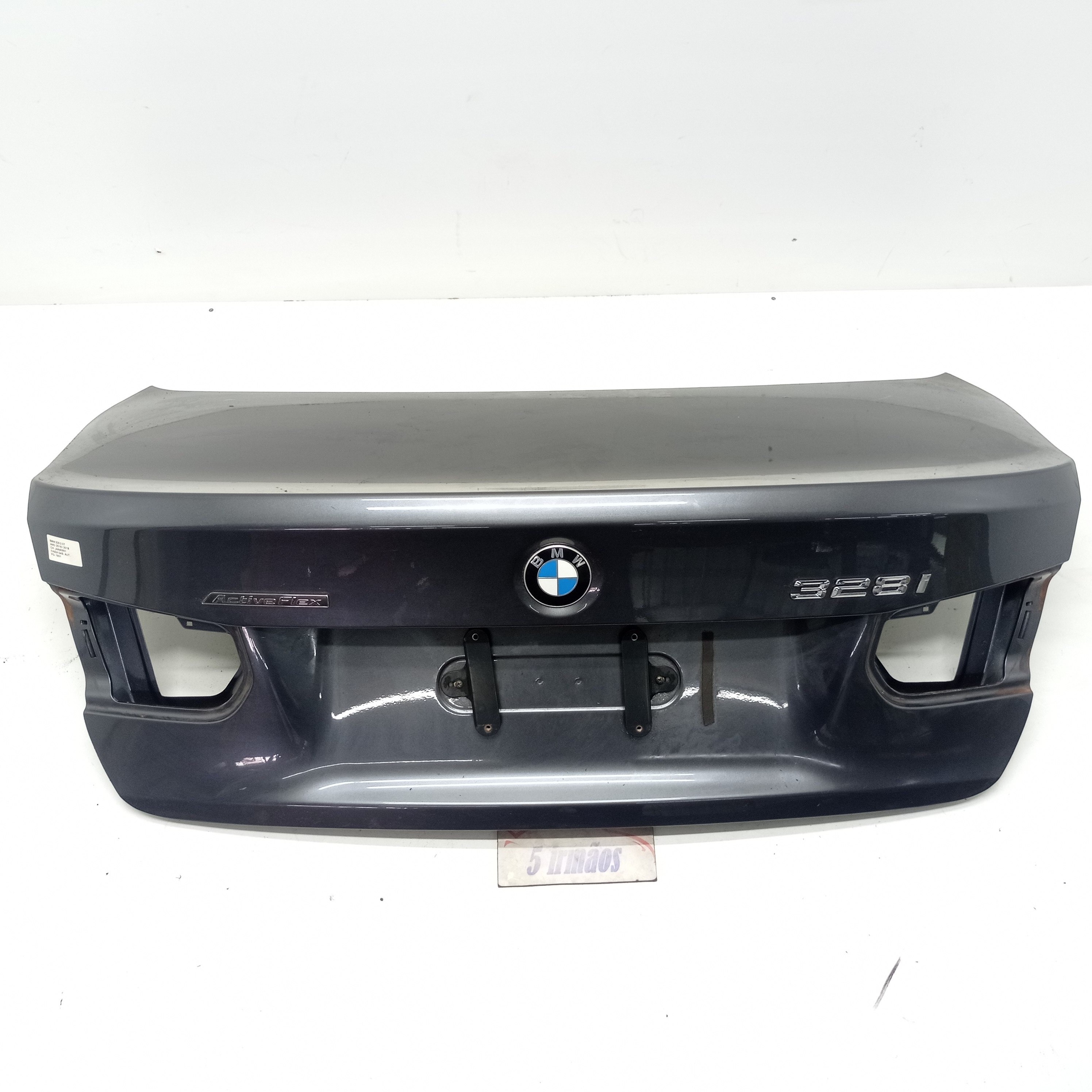 Tampa Traseira Porta Malas Bmw 328i 2.0 Turbo 2017 / 2018