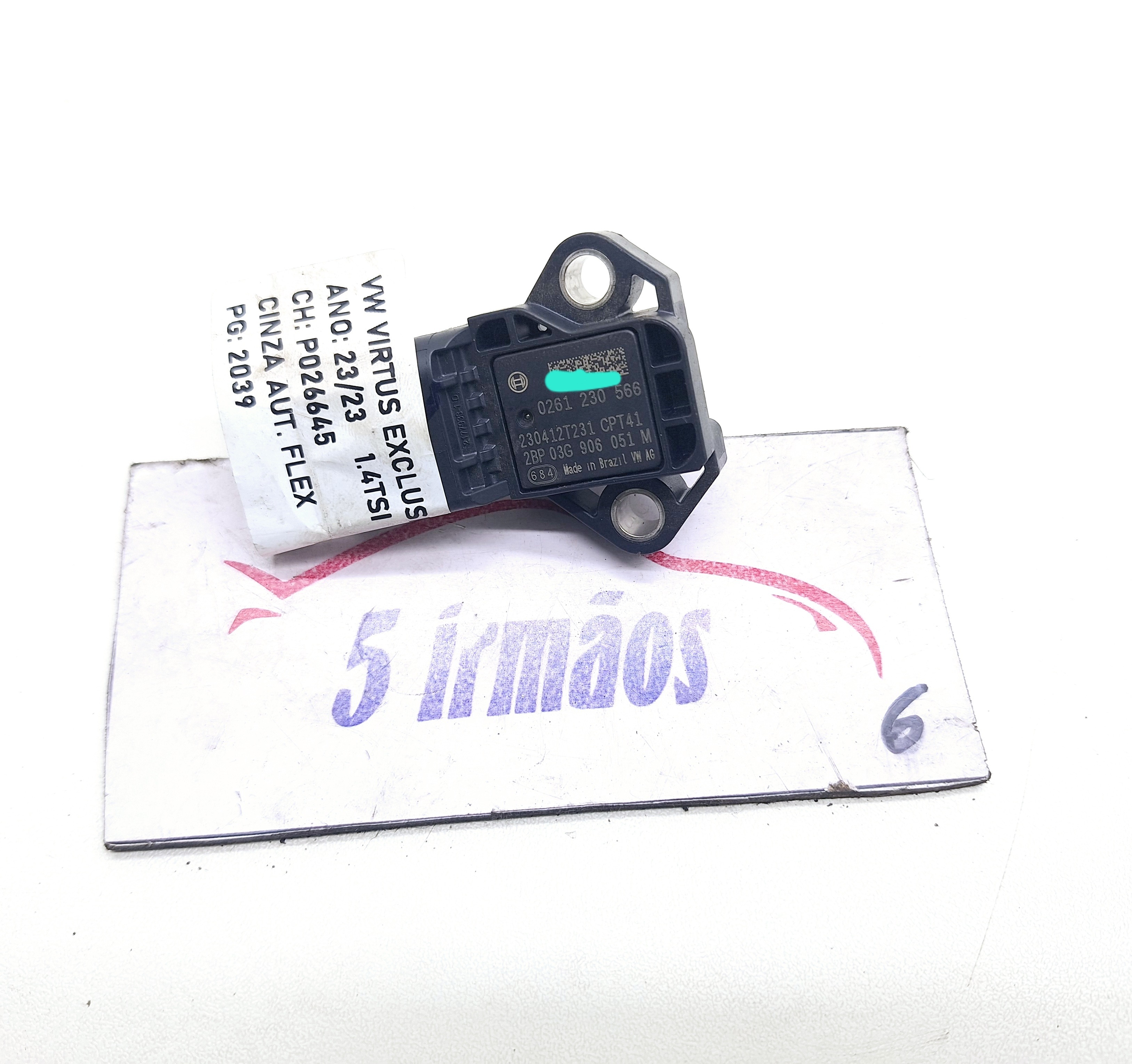 Sensor Map Vw Virtus Tsi 1.4 Exclusive 2023 Nº0261230566
