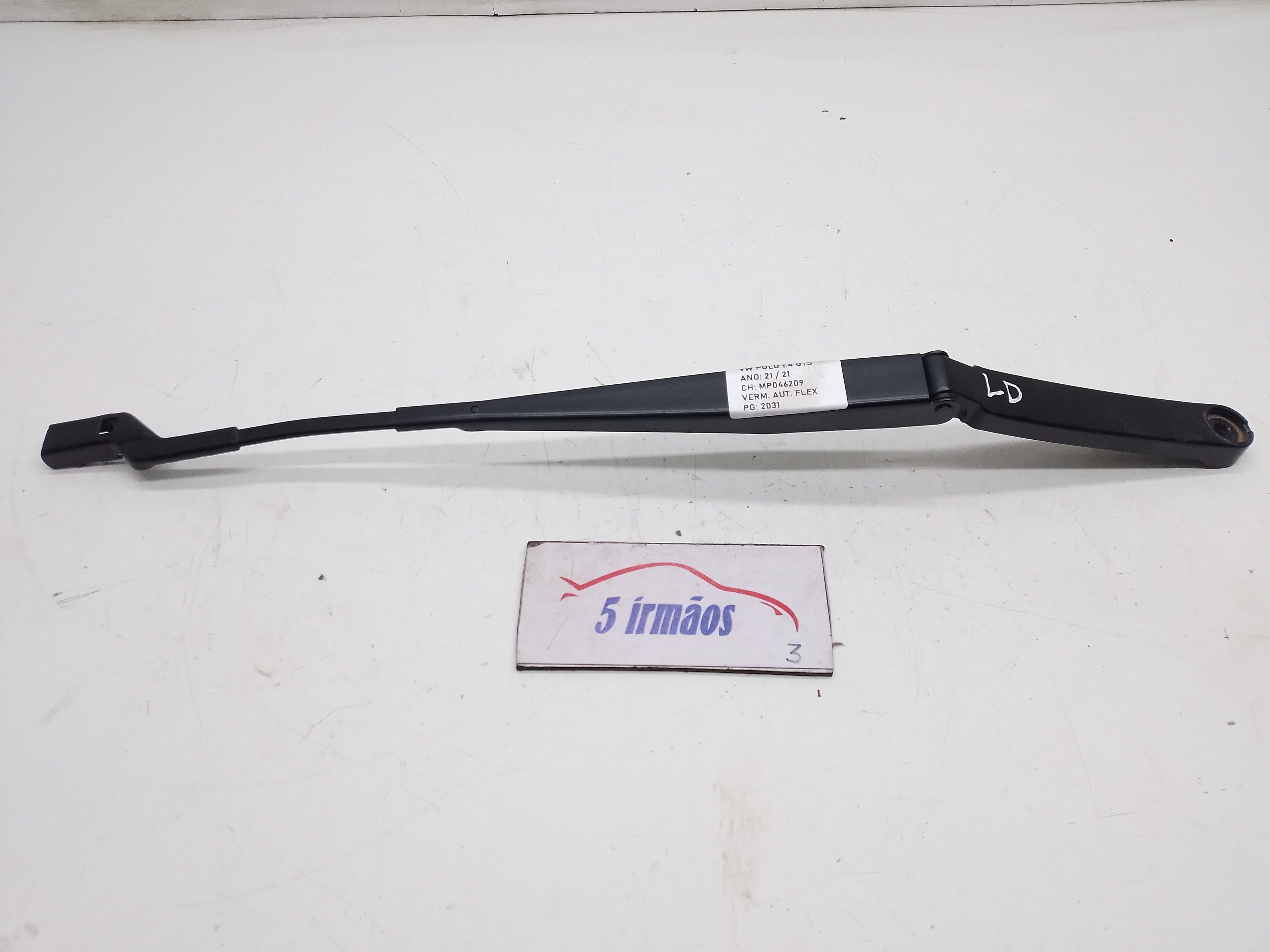 Braço Direito Limpador Parabrisa Vw Polo Gts 1.4 2021