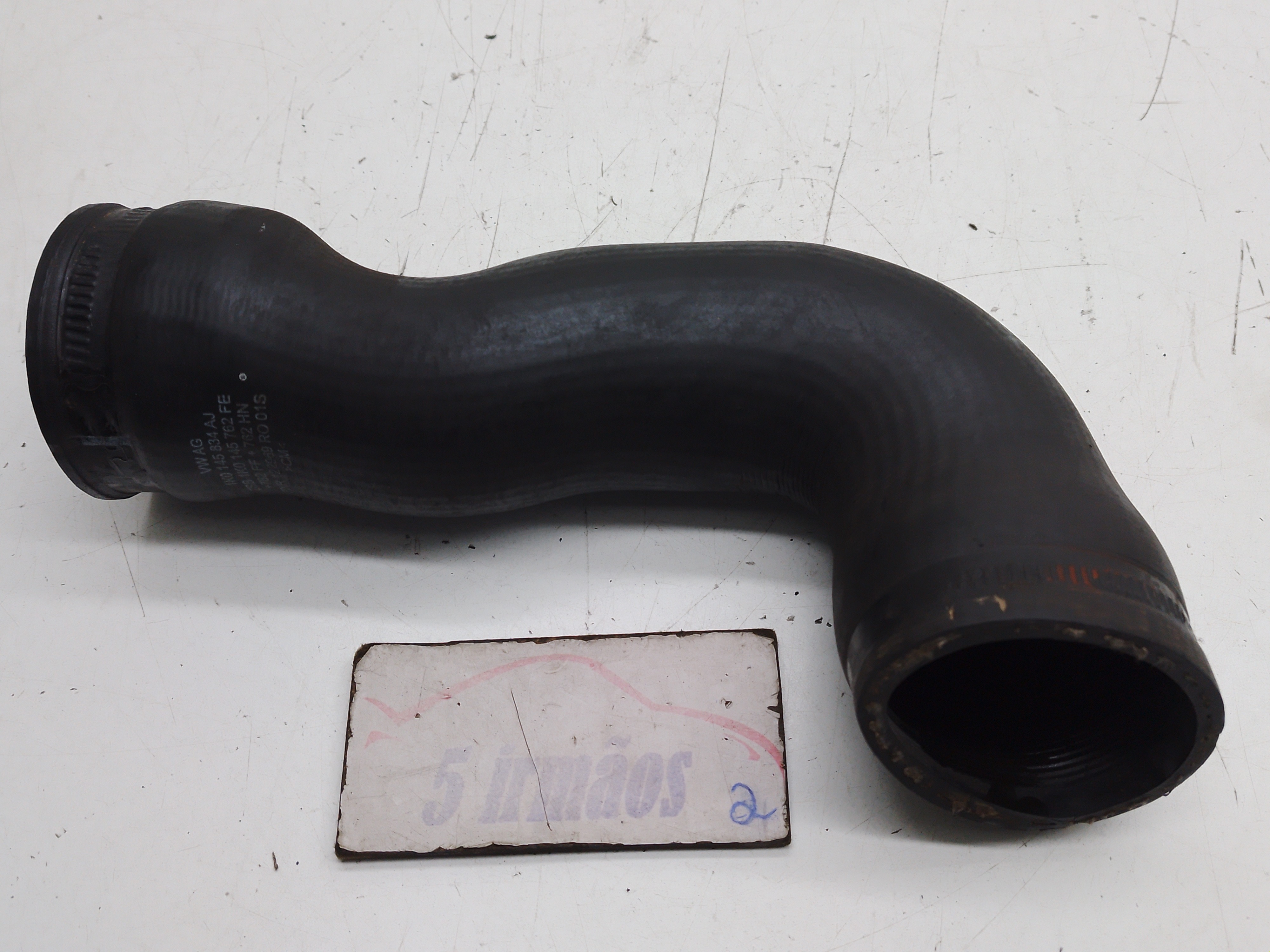 Mangueira Intercooler Tcross Tsi 1.4 2019/2020 Nº1k0145834 Preto