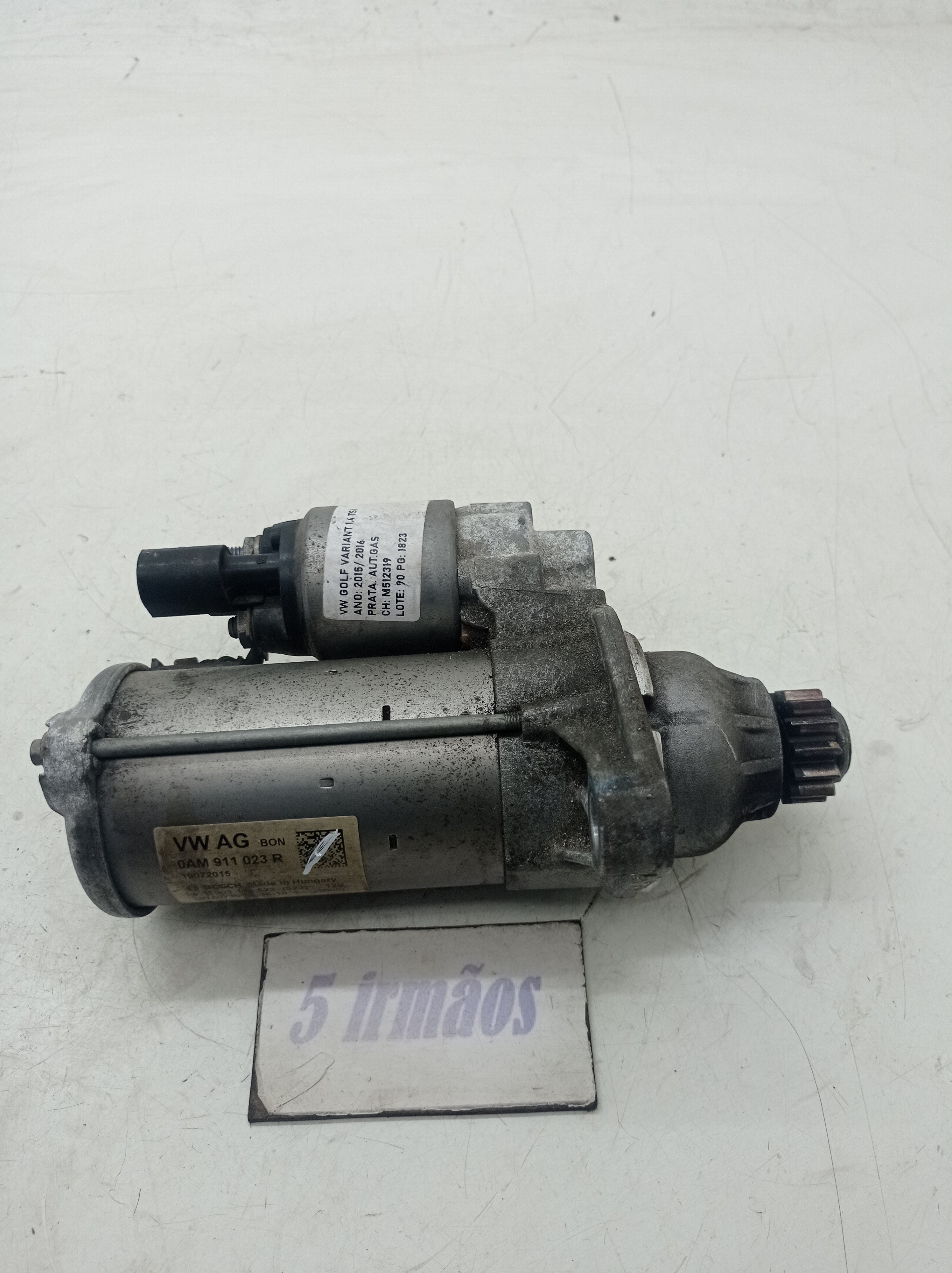 Motor Arranque Vw Golf Tsi 1.4 Turbo 2016 /2017 N0am911023r