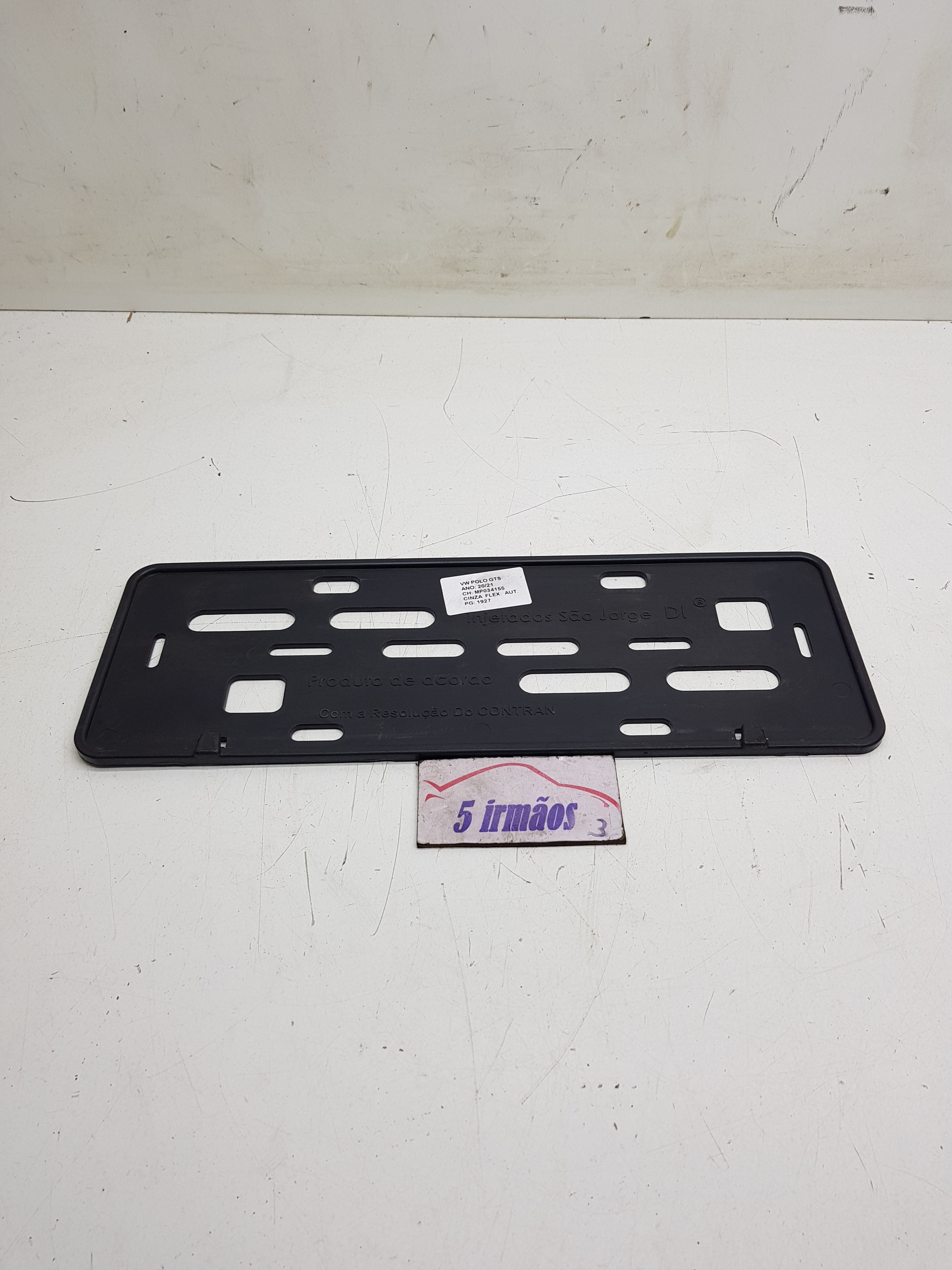 Suporte Placa Volkswagen Polo Gts 1.4 2021 / 2022
