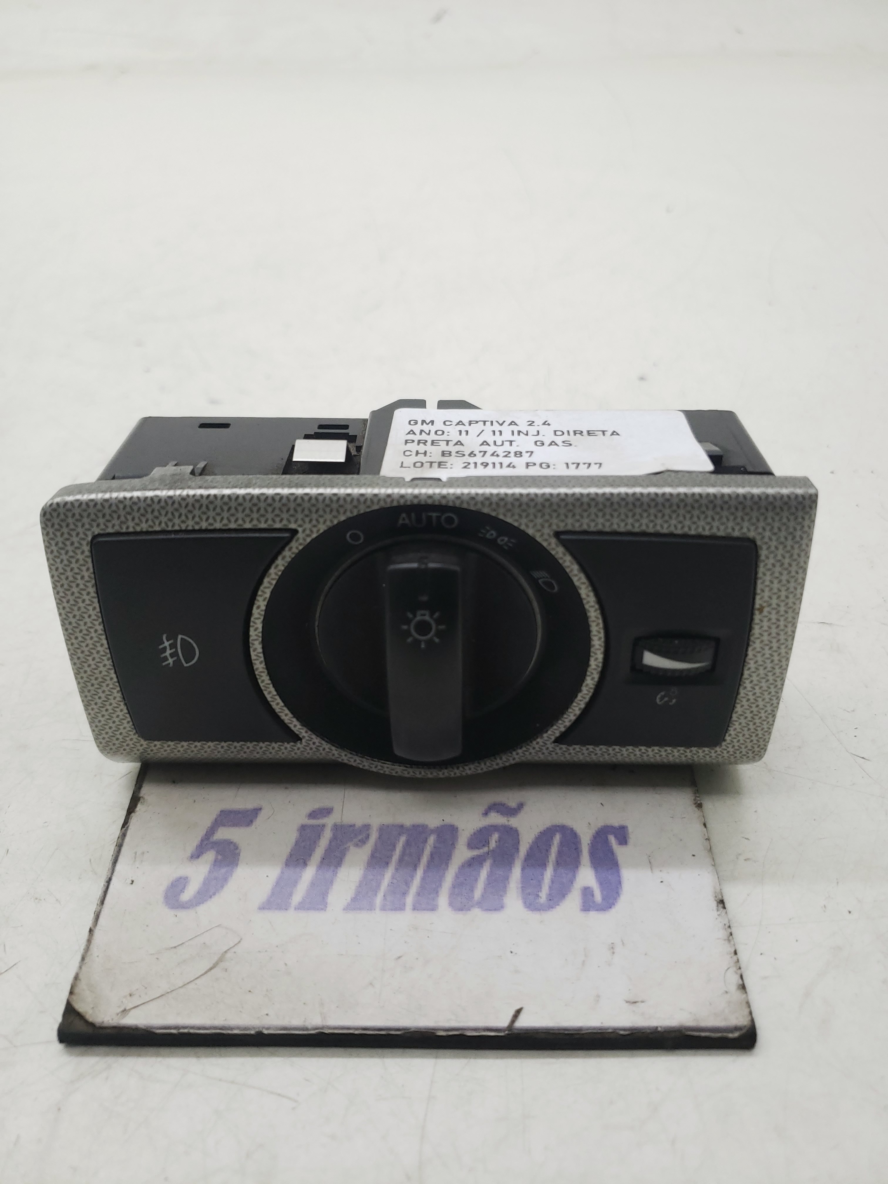 Comando Farol Milha Luzes Gm Captiva 2.4 2011 N20785456